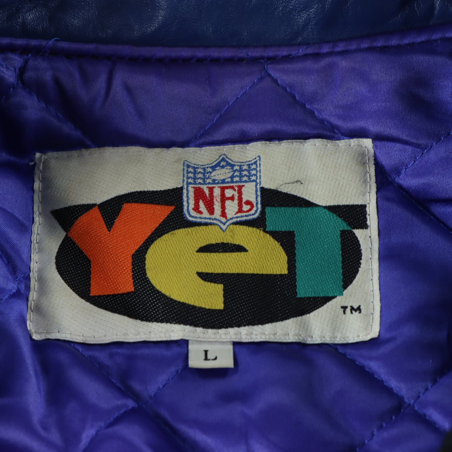 Seattle Seahawks NFL Leather Sleeve Varsity Jacket (L-XL)