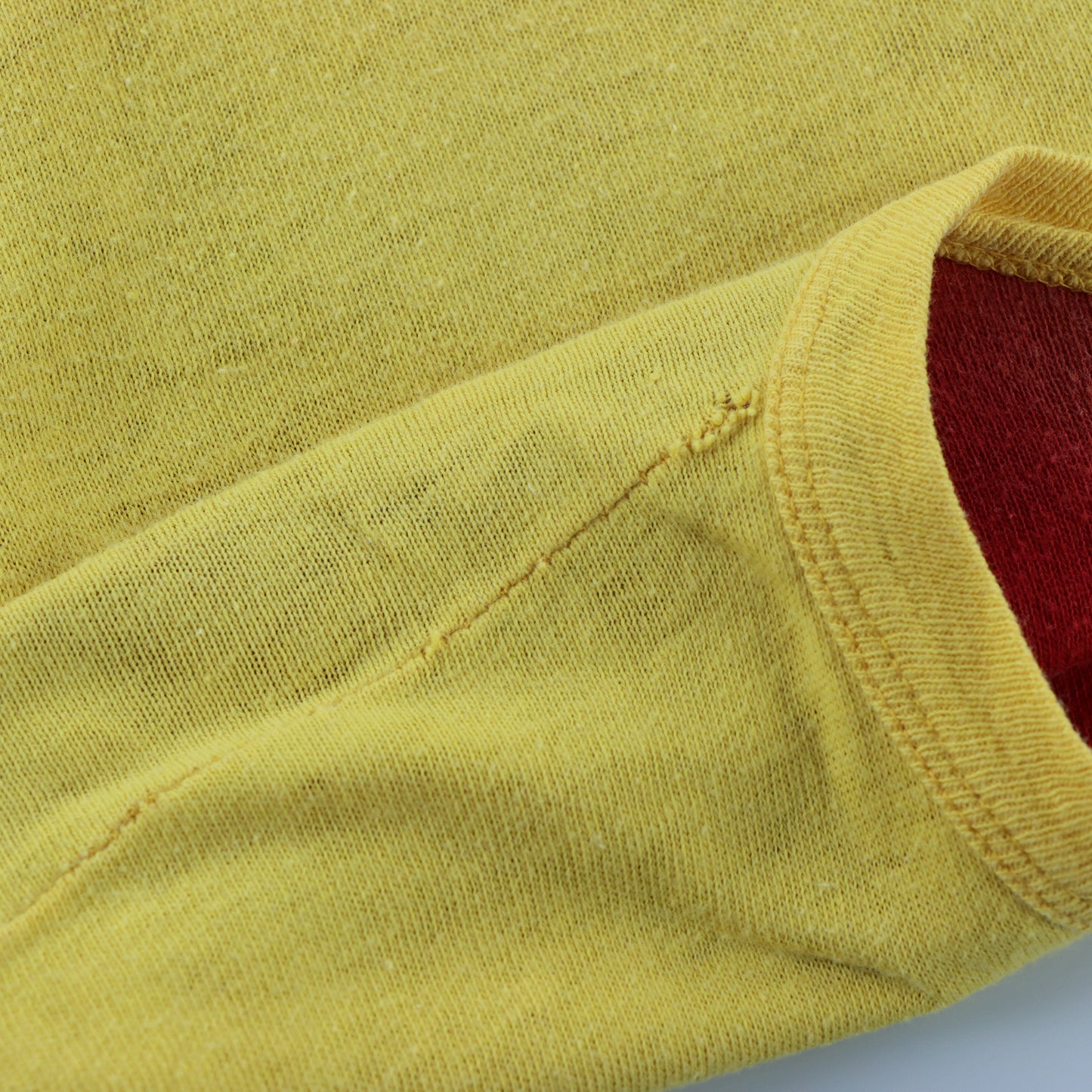 Tyee P.E Vintage Highschool Sports Double Lined Yellow & Red T-Shirt (XS)