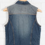 COOGI Medium Wash Button Up Denim Vest (S)