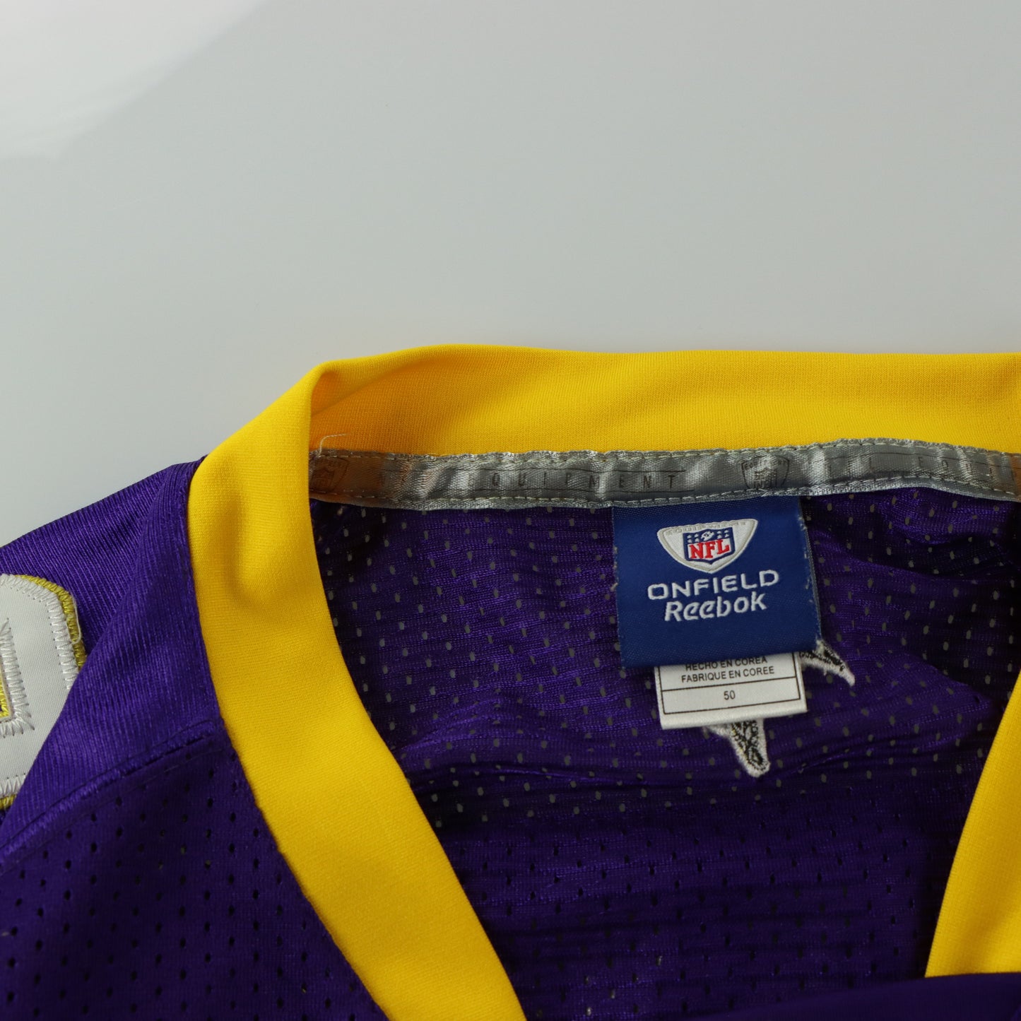 REEBOK NFL 'KOREA Made' Minnesota Vikings #69 Jarrett Allen Home Football Jersey (L-XL)