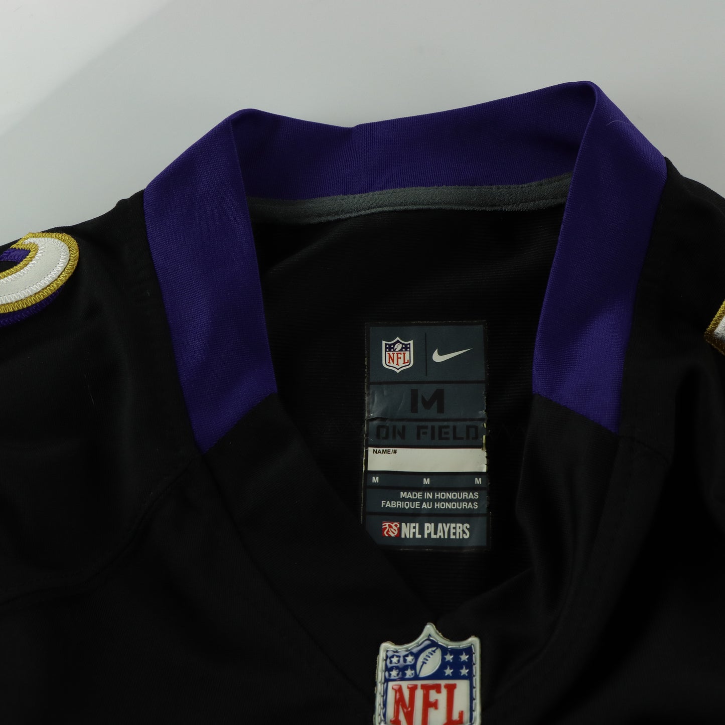 NIKE NFL Baltimore Ravens #52 Ray Lewis Signed Autographed Football Jersey (M-L)