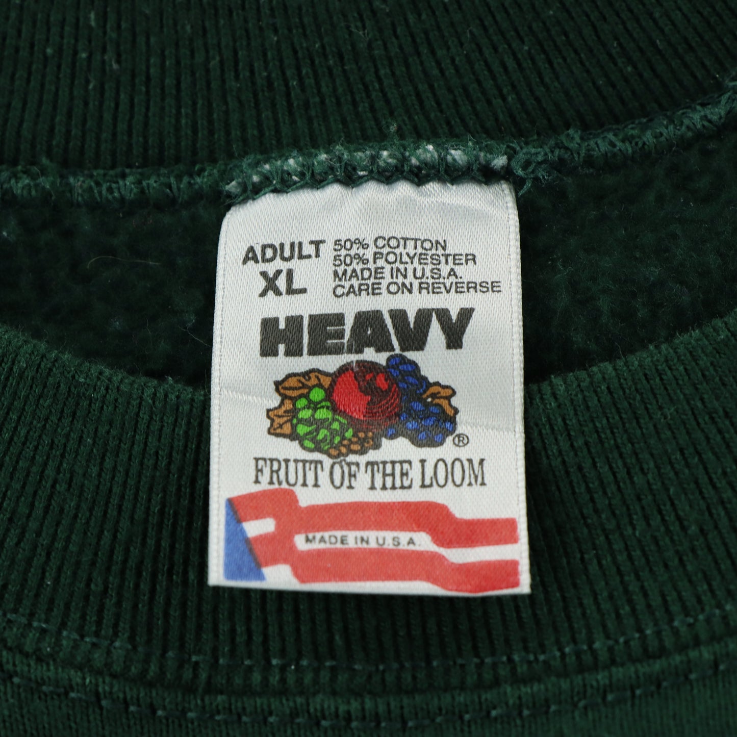 Green Bay Packers Superbowl 1997 USA Made FRUIT OF THE LOOM Sweatshirt (XL)