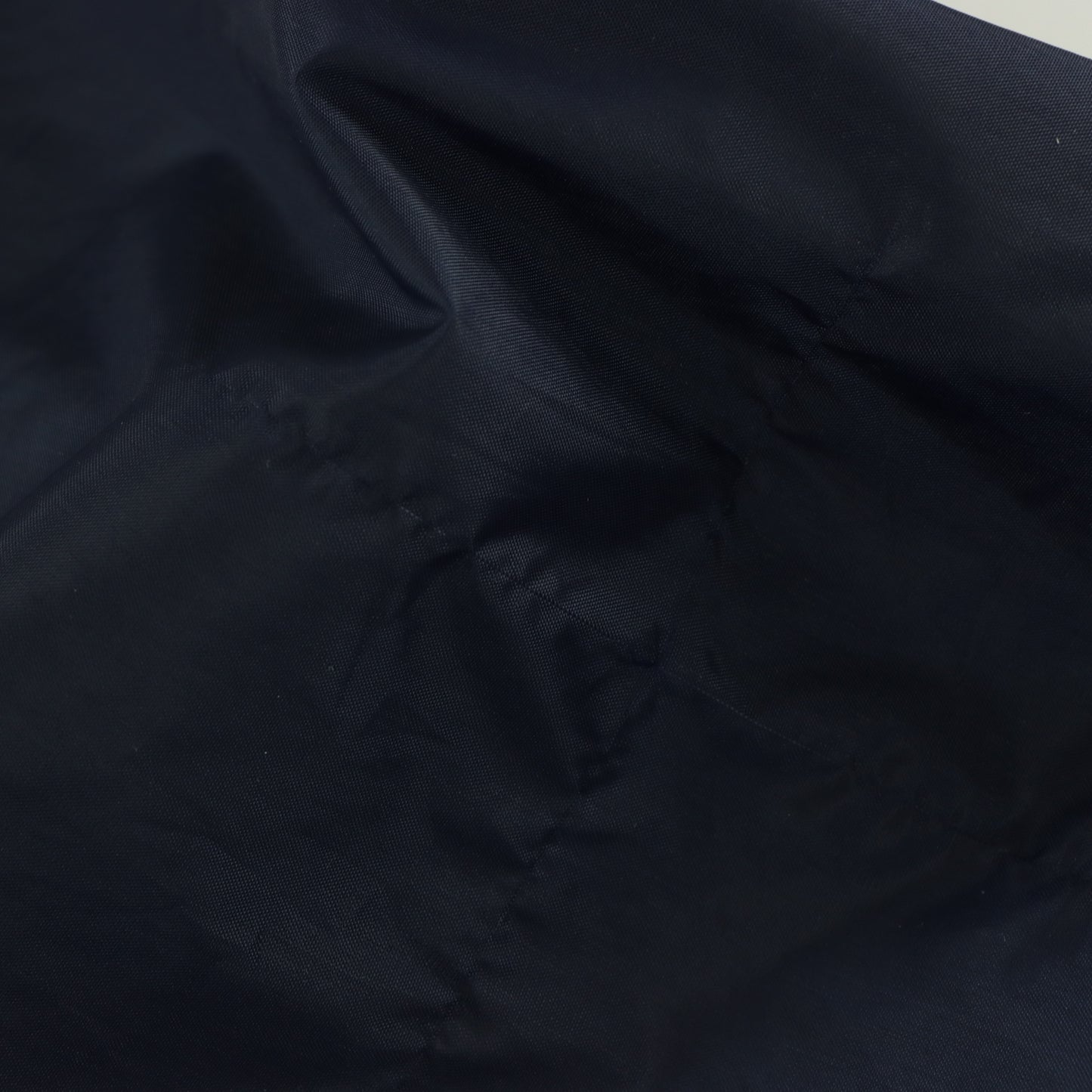 REEBOK Spell Out Embroidered Logo Navy Zip Up Windbreaker Jacket (XL)