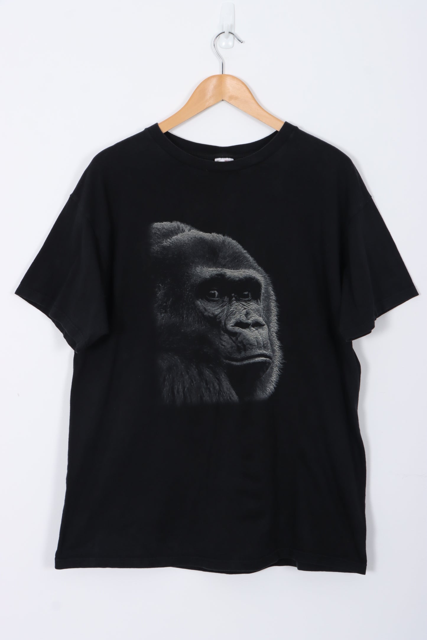 Gorilla Graphic Print Animal T-Shirt (XL)