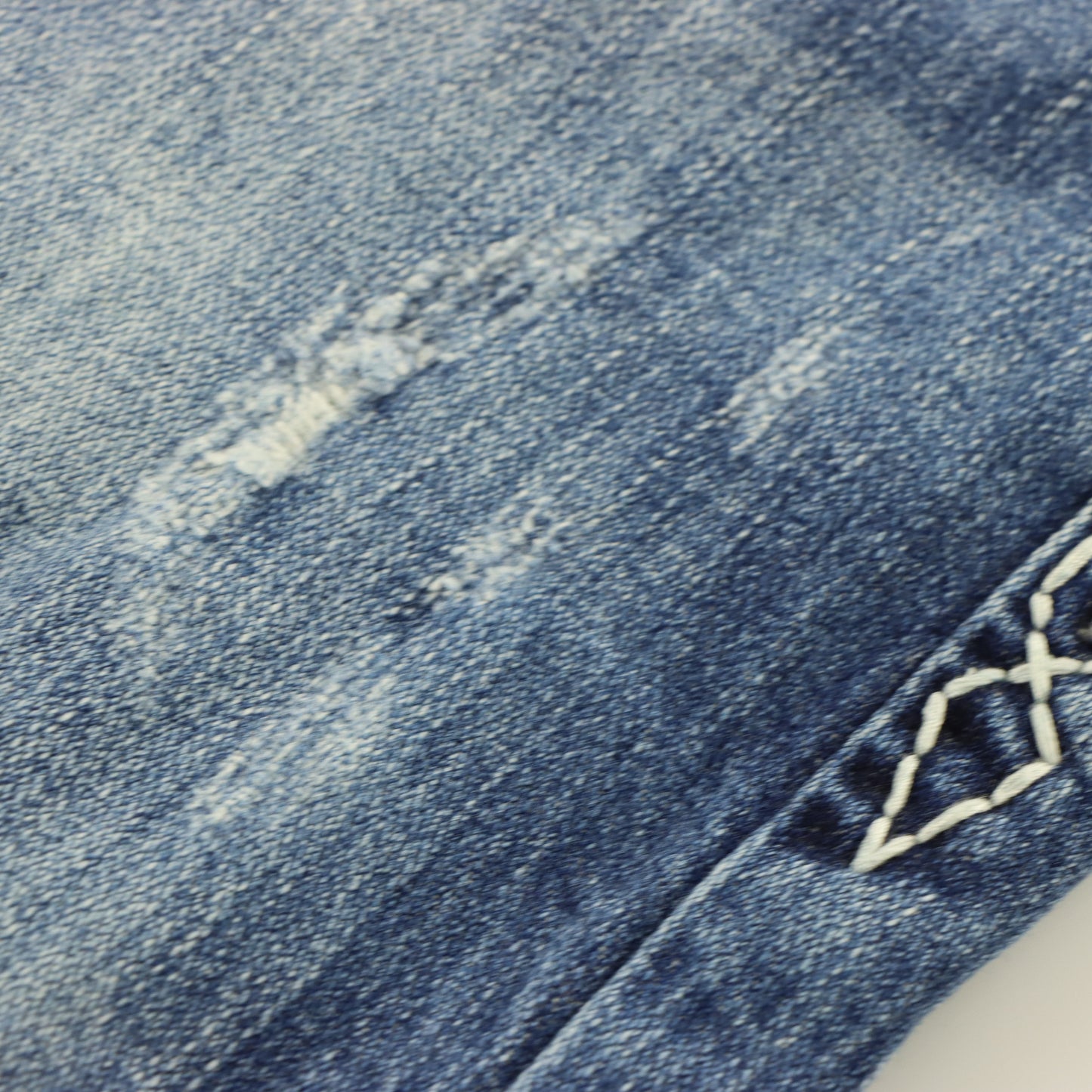 ROCK REVIVAL Y2K 'Yoel Boot' Distressed Grunge Blue Jeans (32)