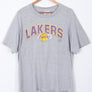 Los Angeles Lakers Pro Sport NBA Grey T-Shirt (M-L)