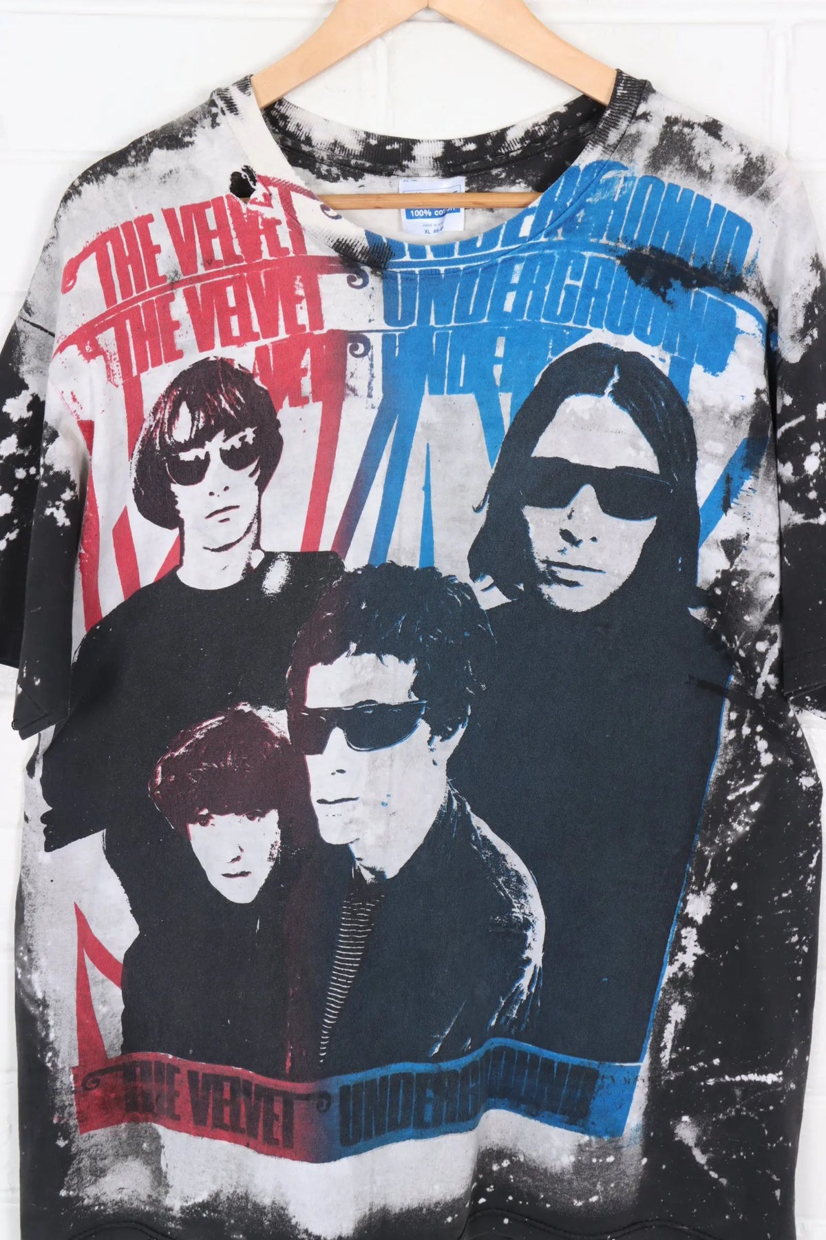 Vintage The Velvet Underground Mosquitohead All Over USA Made Band Tee (L) Vintage Sole Melbourne