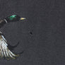 Fishing Trout & Ducks Grey & Colourful All Over Animal USA Made T-Shirt (L)