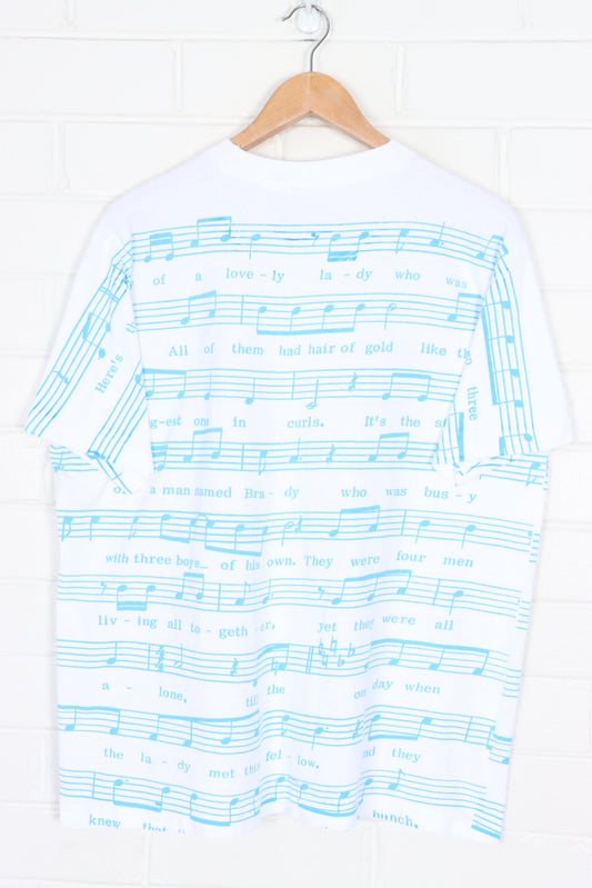 The Brady Bunch STANLEY DESANTIS All Over Boxy T-Shirt USA Made (L)