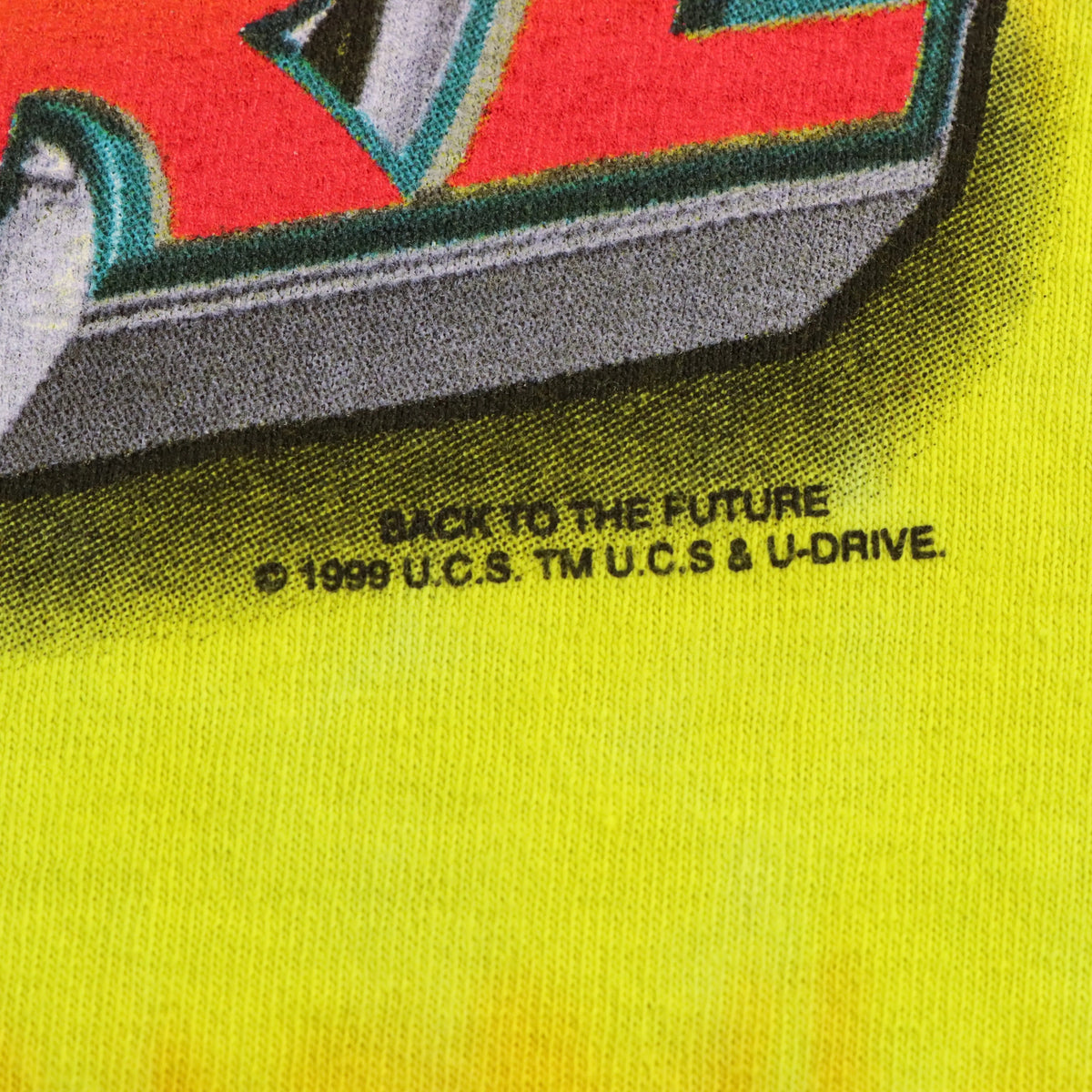 Vintage 1999 Back To The Future Universal Studios Florida Single Stitch Tie-Dye Tee (XXL) Vintage Sole Melbourne