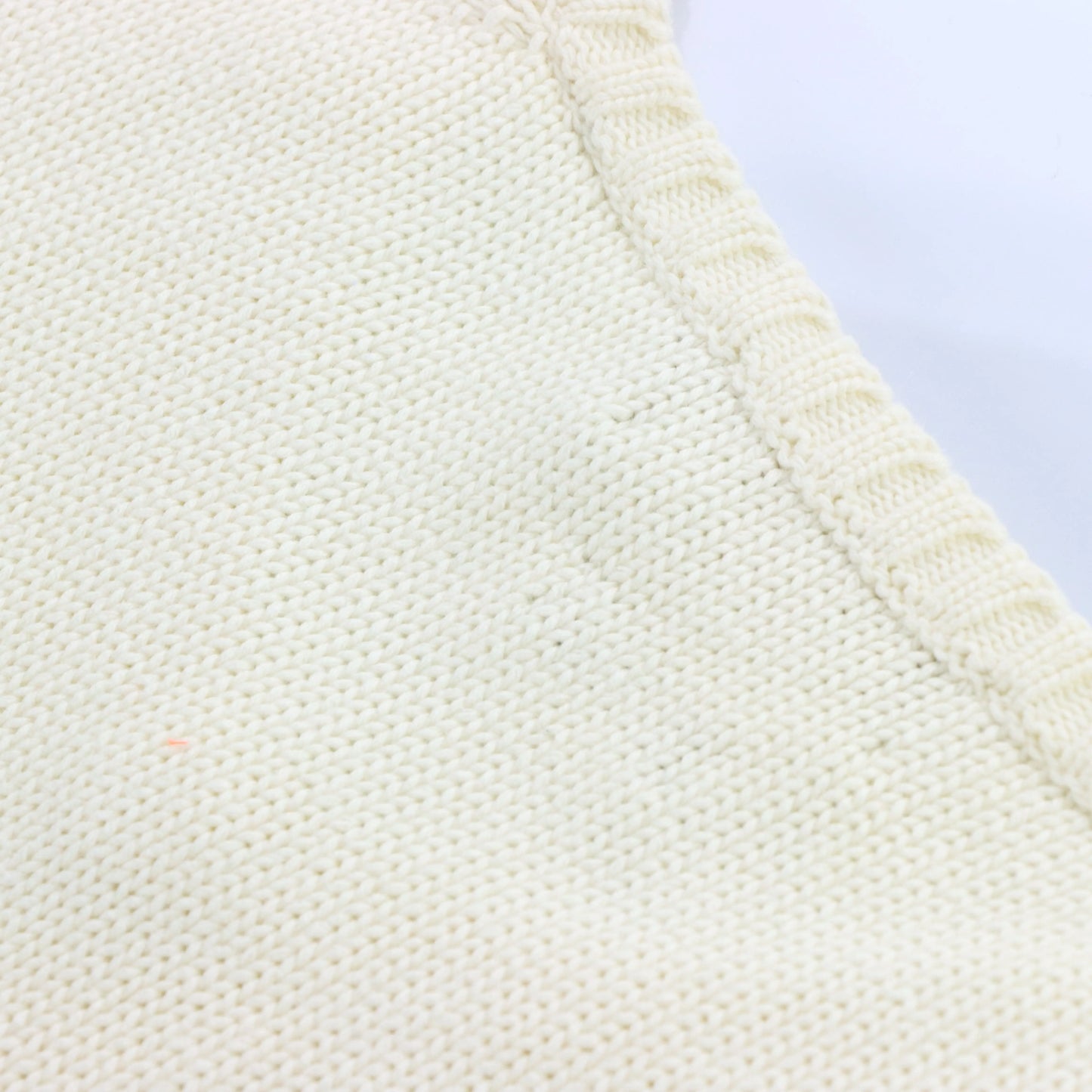 Vintage RALPH LAUREN Embroidered Cream & Navy Vest (L-XL) Vintage Sole Melbourne