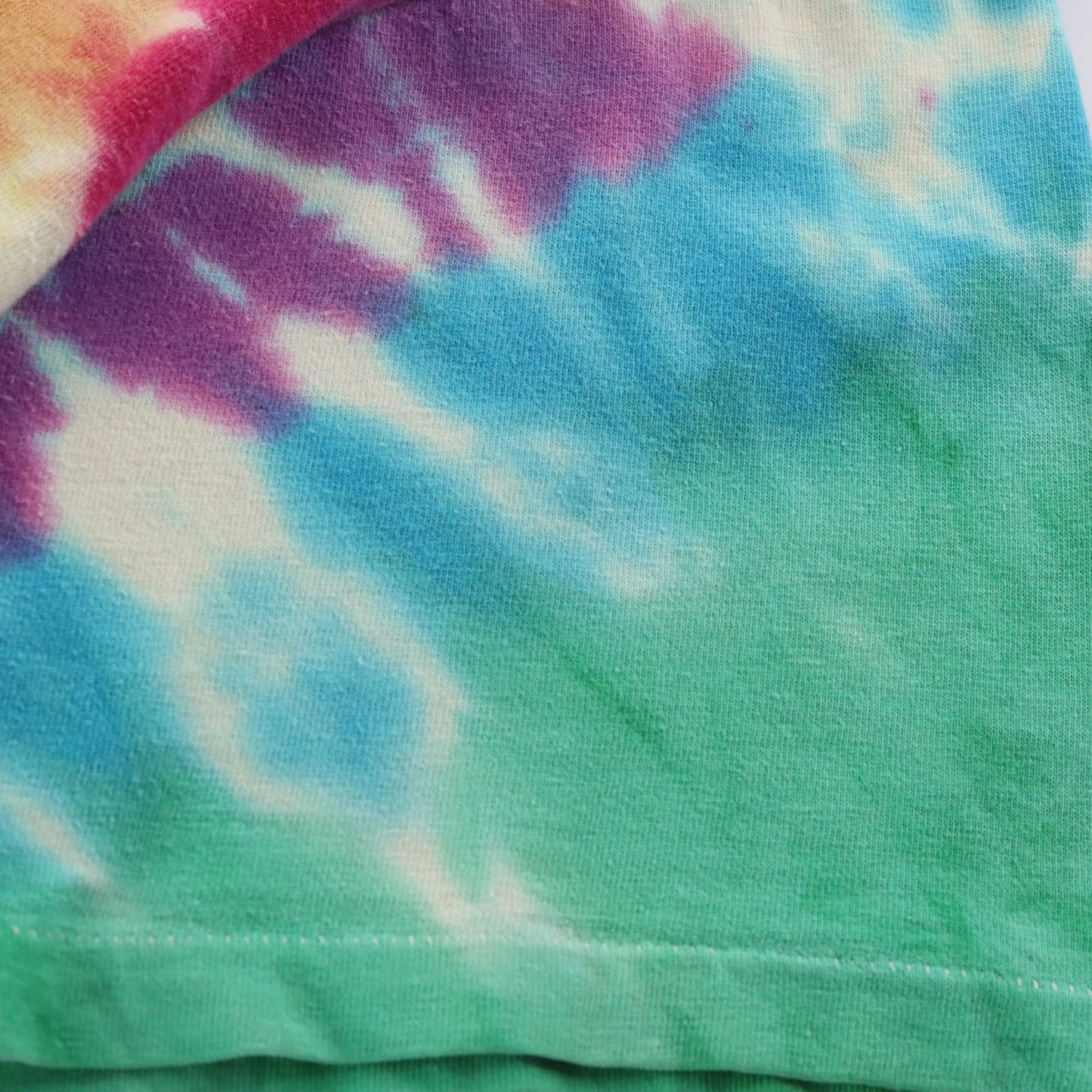 Vintage Magic Mushroom Psychedelic Tie-Dye Rainbow Single Stitch T-Shirt (XL) Vintage Sole Melbourne