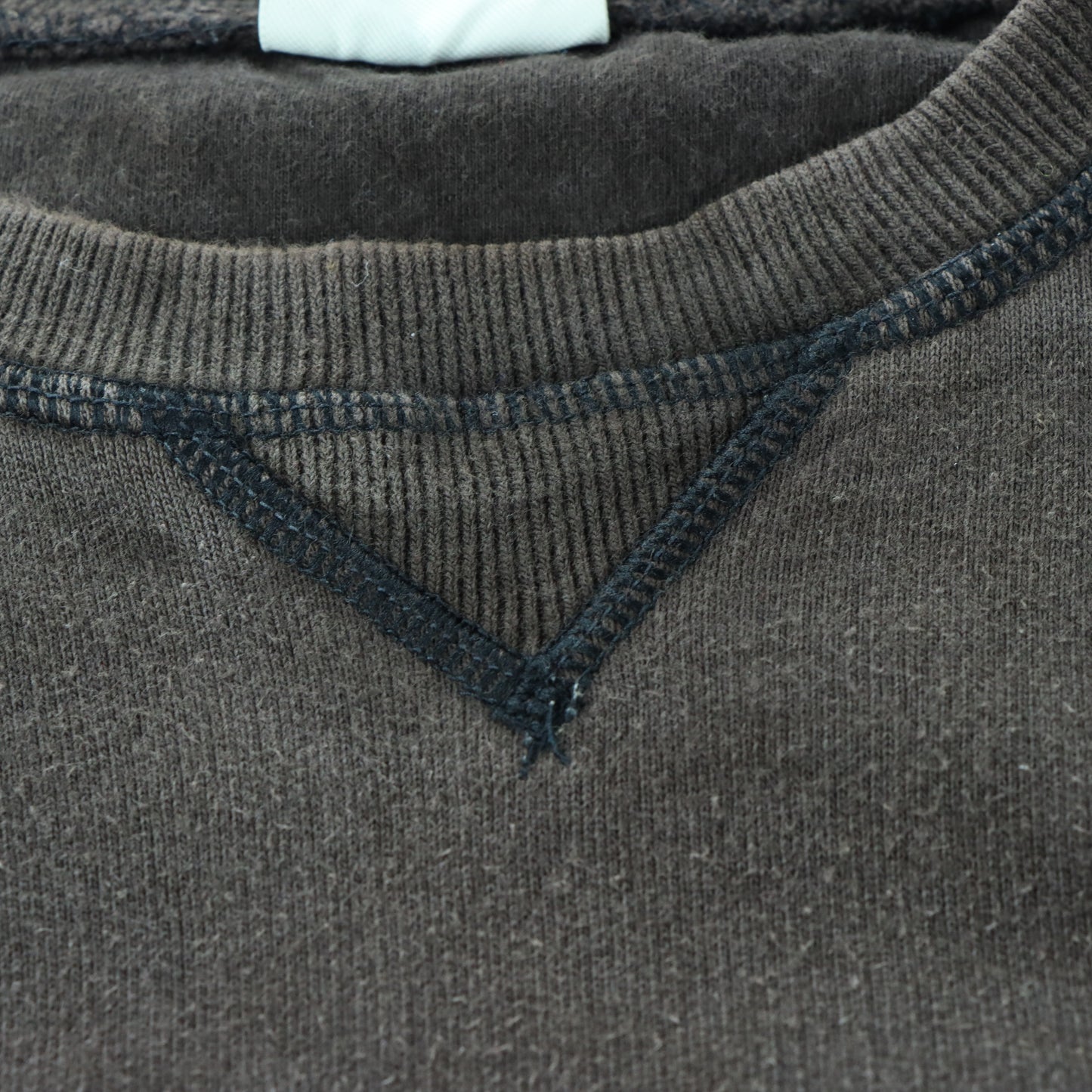 TIMBERLAND Regular Fit Brown & White Embroidered Spell Out Sweatshirt (M)