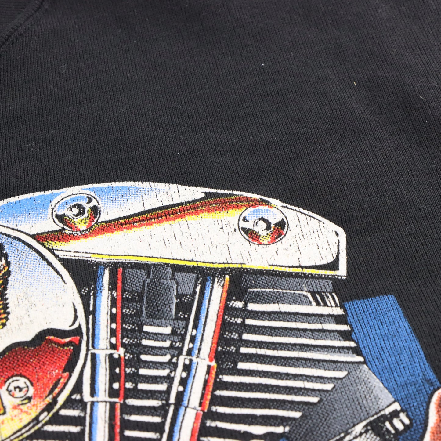 Vintage 1990 HARLEY DAVIDSON "Built Tough" Tattooed Biker USA Made Sweatshirt (M) Vintage Sole Melbourne