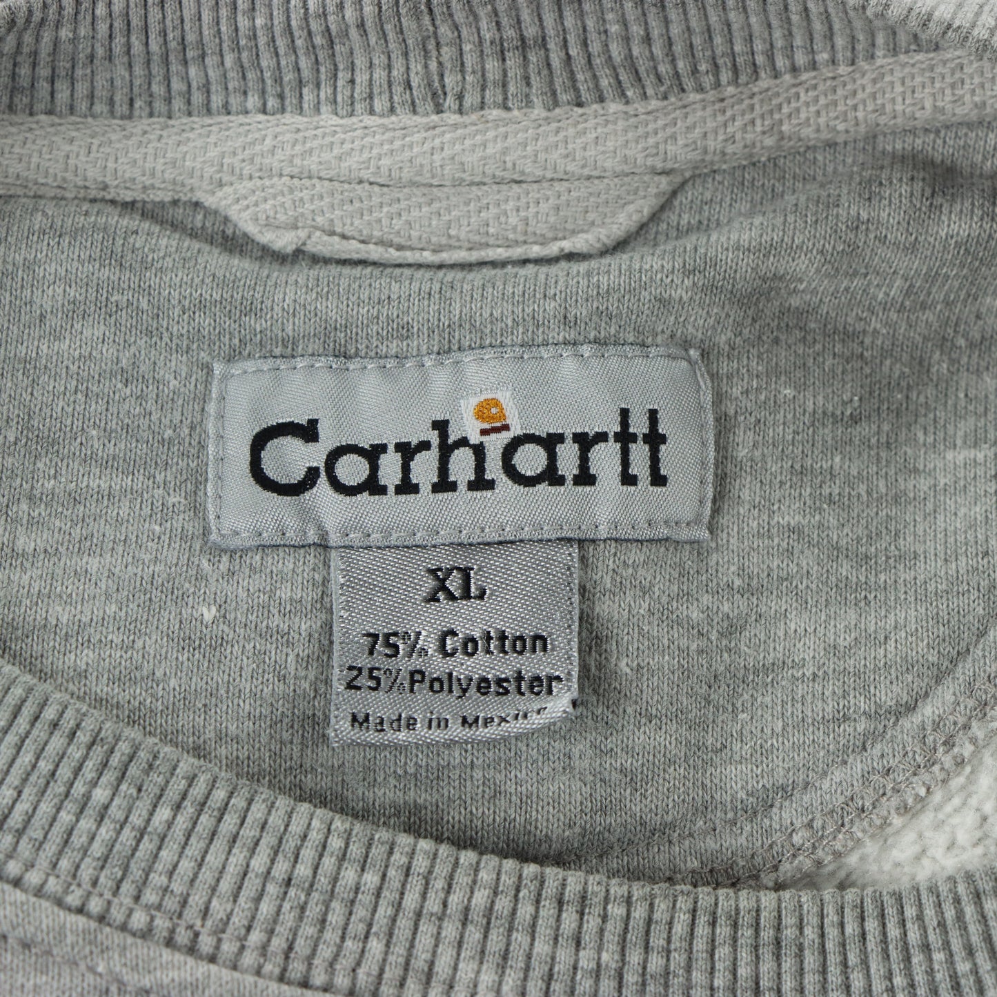 CARHARTT Grey Embroidered Logo Basics Sweatshirt (XL-XXL)
