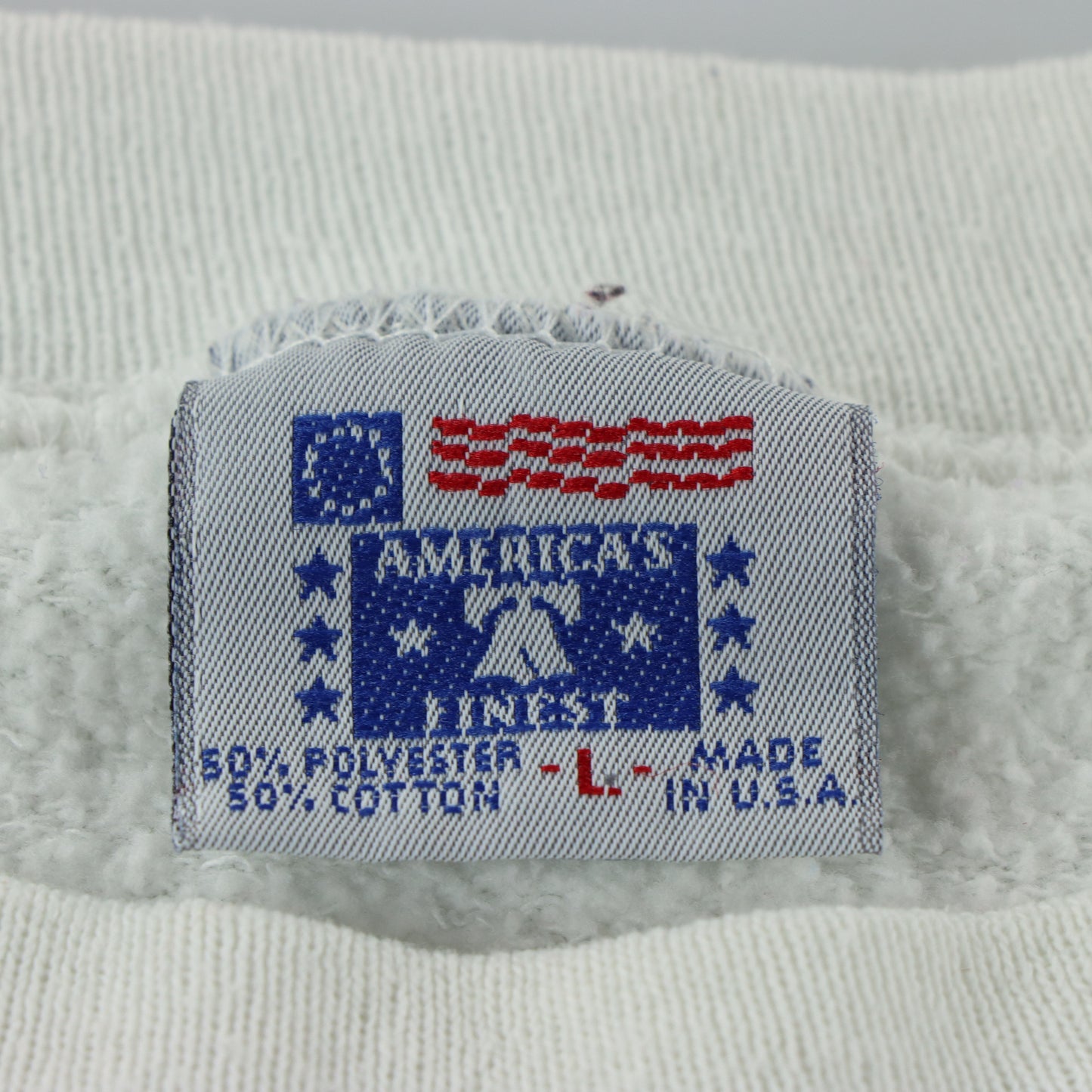 Kentucky Wildcats Puff Print USA Made Blue & White College Sweatshirt (M-L)