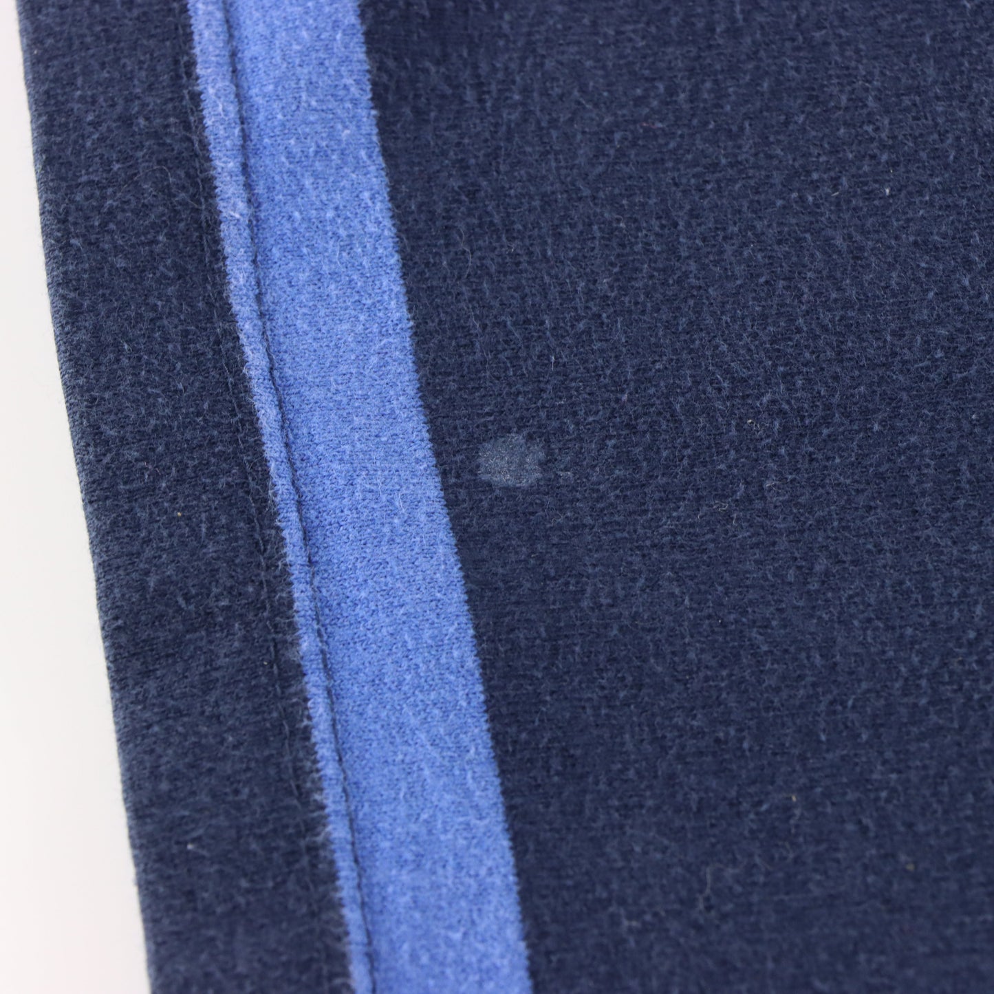 Vintage CHAPS Embroidered Stripe Blue & White Collared Rugby Sweatshirt (L) Vintage Sole Melbourne