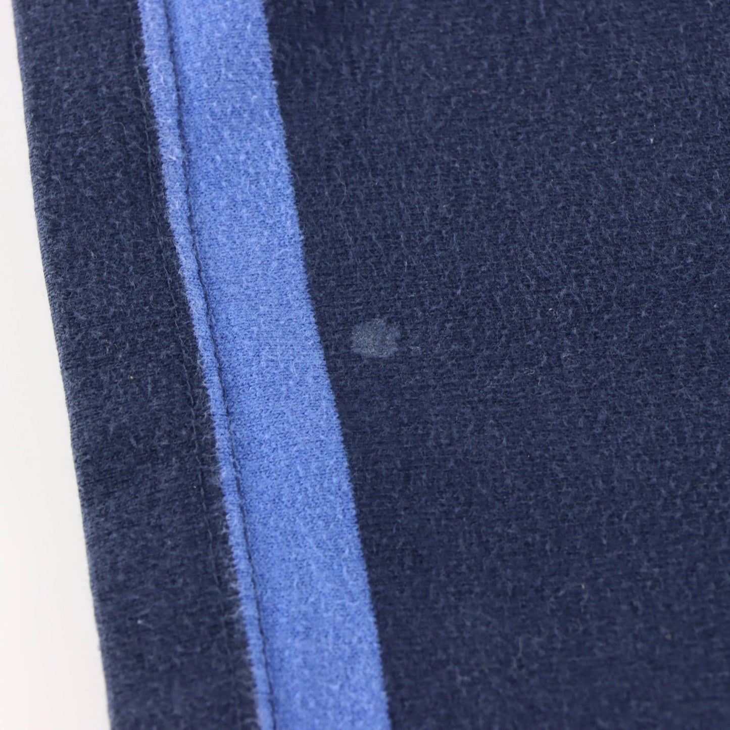 Vintage CHAPS Embroidered Stripe Blue & White Collared Rugby Sweatshirt (L) Vintage Sole Melbourne