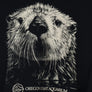 OTTER Oregon Coast Aquarium Front Pocket Hoodie Sweatshirt (L-XL)