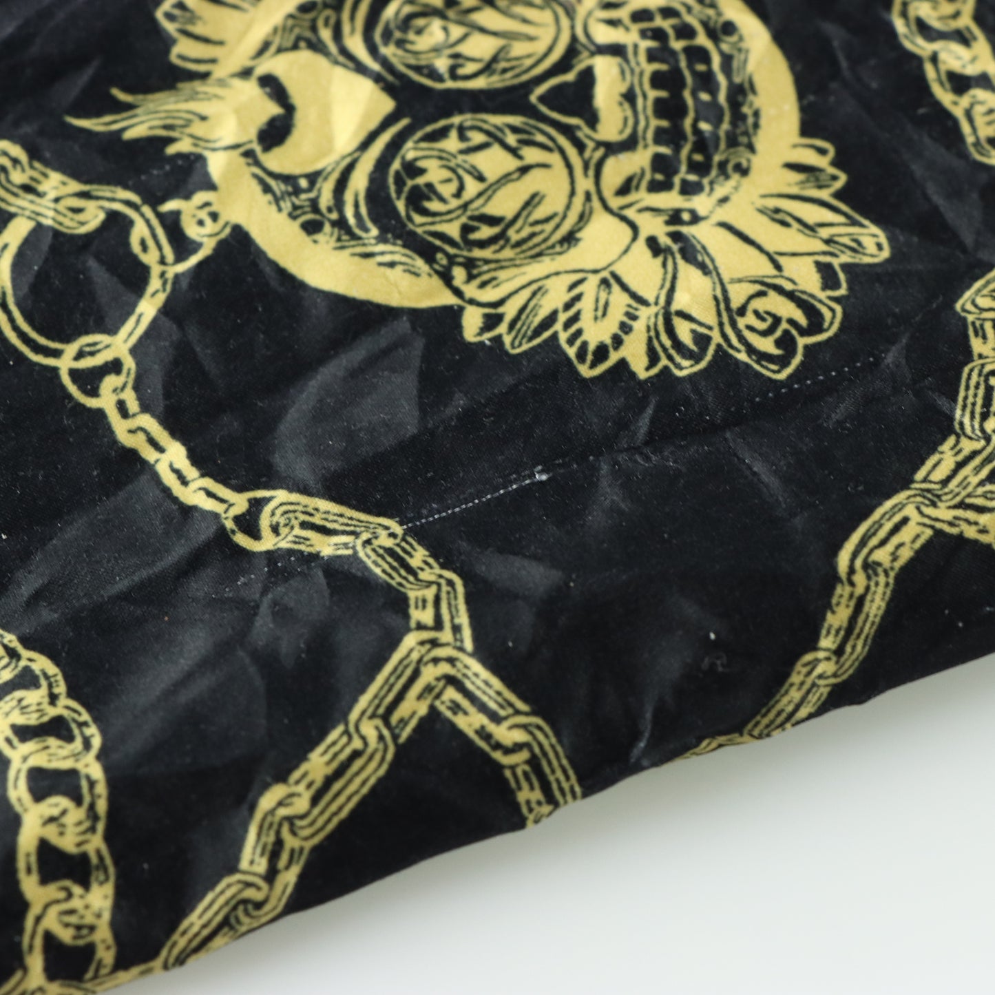 CHRISTIAN AUDIGIER Marijuana Leaf & Gold Metallic Detail Reversible Full Zip Hoodie Sweatshirt (M-L)