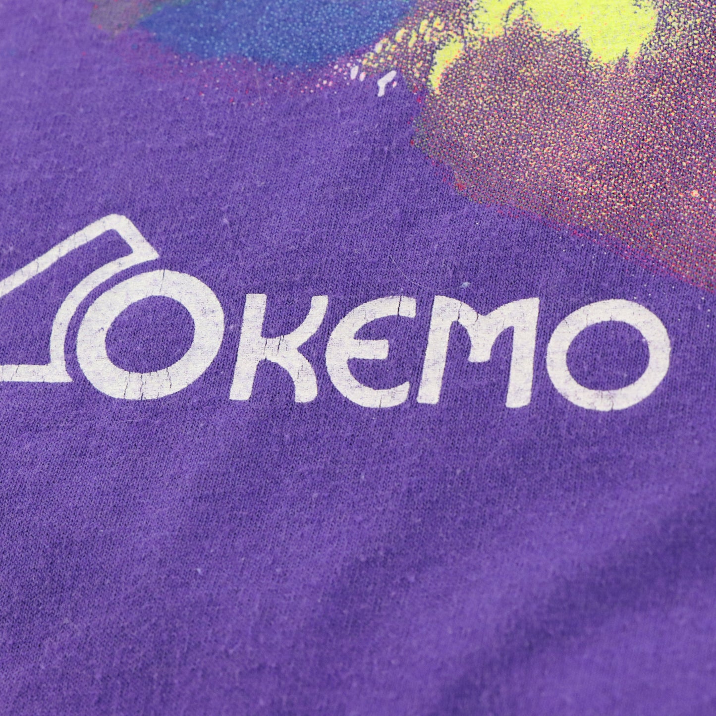 Vintage Okemo Ski Resort Double Sided Purple Single Stitch Tee USA Made (M TALL) Vintage Sole Melbourne