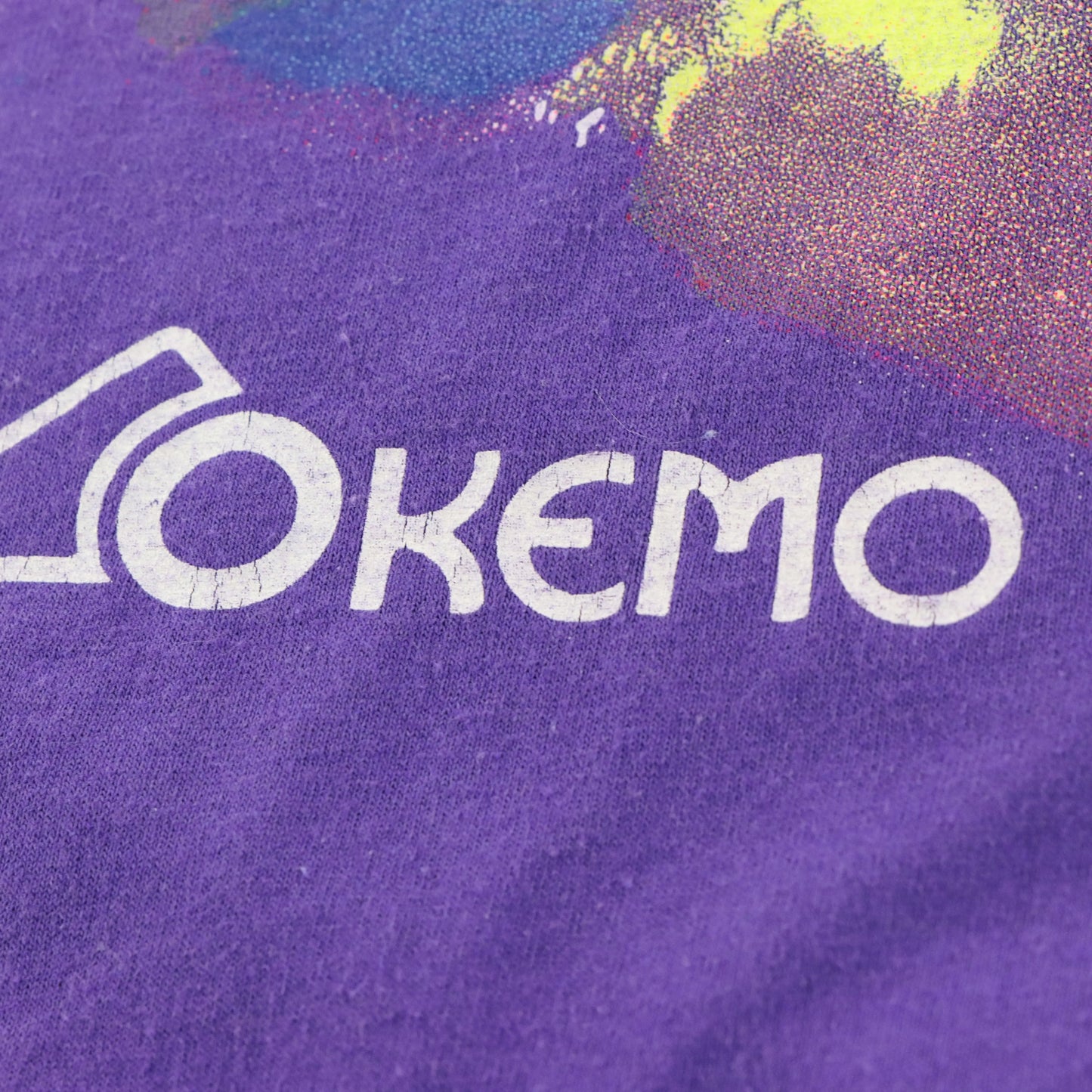 Vintage Okemo Ski Resort Double Sided Purple Single Stitch Tee USA Made (M TALL) Vintage Sole Melbourne