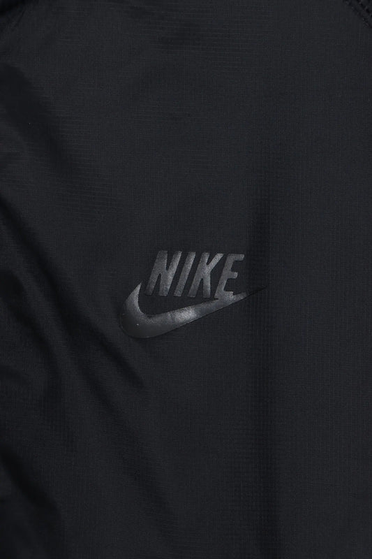 NIKE Black & Navy Swoosh Logo Full Zip Fleece Jacket (XL) Vintage Sole Melbourne