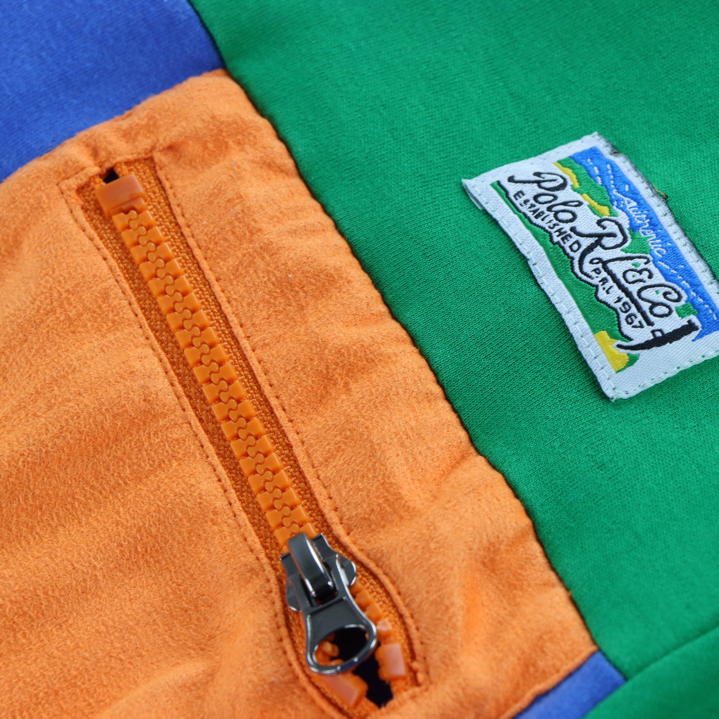 Vintage POLO RALPH LAUREN Summit Slim Fit Colour Block Pocket Polo Shirt (XS) Vintage Sole Melbourne