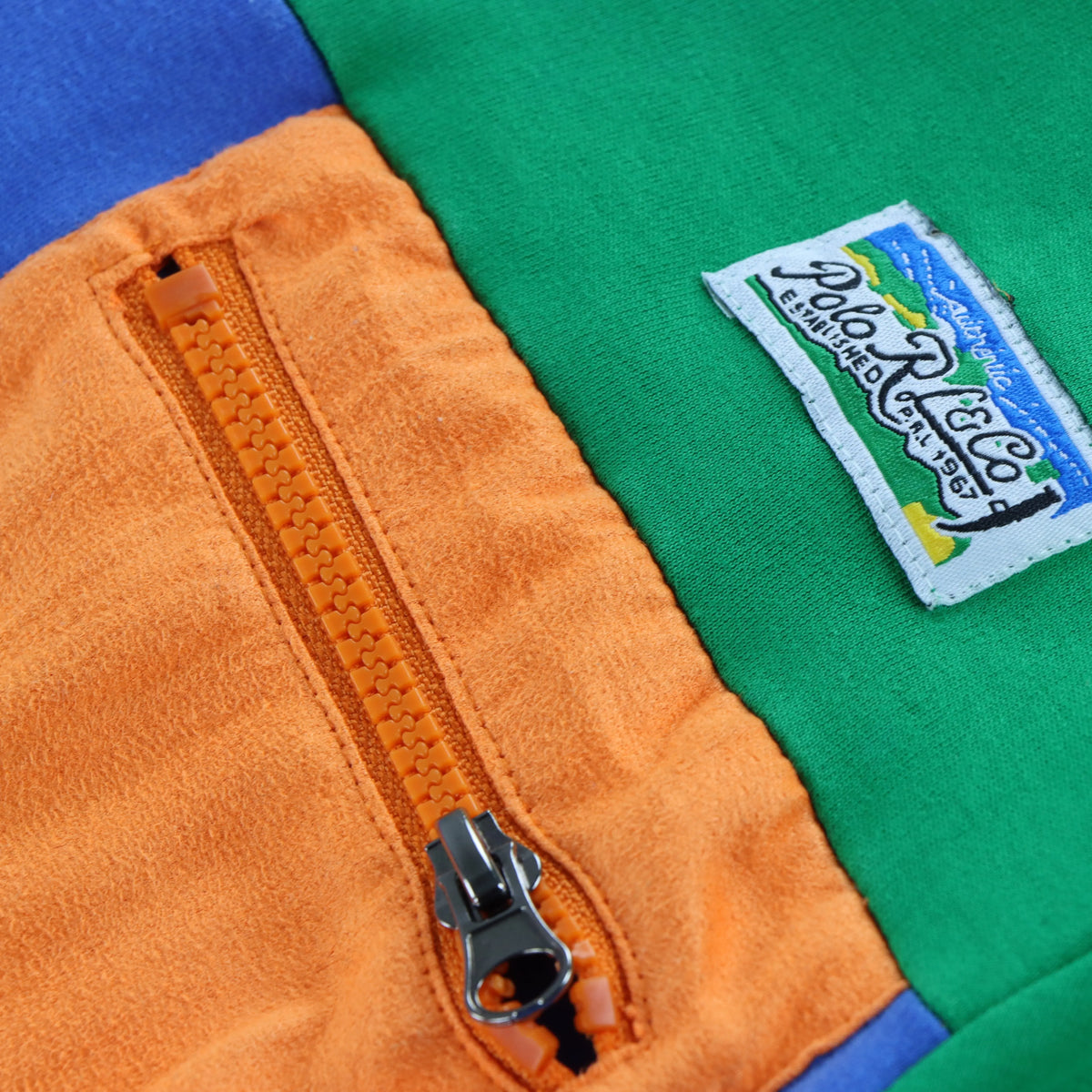 Vintage POLO RALPH LAUREN Summit Slim Fit Colour Block Pocket Polo Shirt (XS) Vintage Sole Melbourne