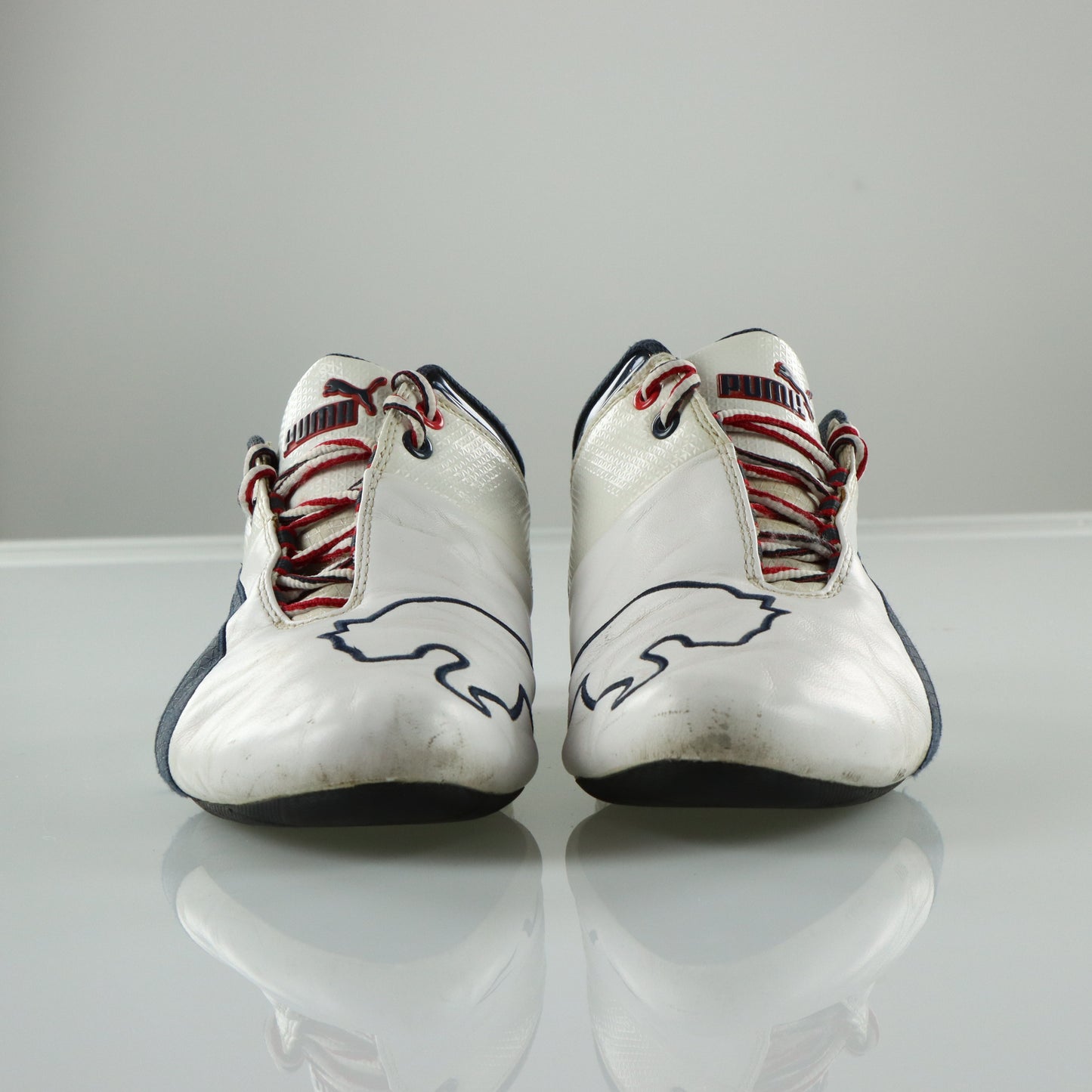PUMA x BMW Motorsport Embroidered Logo Low Leather Sneakers (9.5)