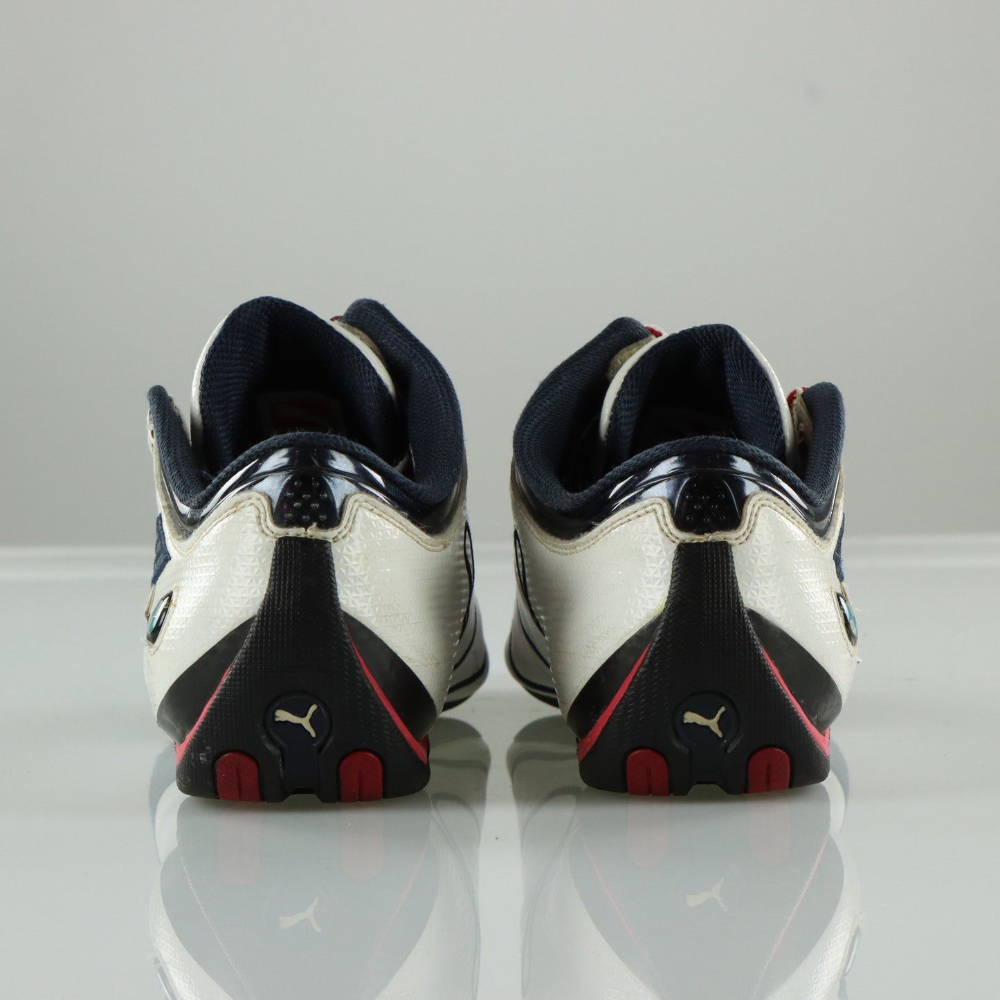 PUMA x BMW Motorsport Embroidered Logo Low Leather Sneakers (9.5)
