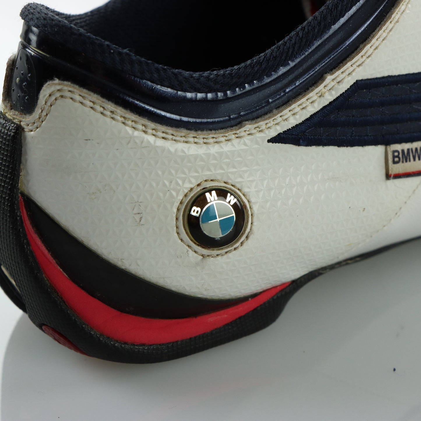 PUMA x BMW Motorsport Embroidered Logo Low Leather Sneakers (9.5)