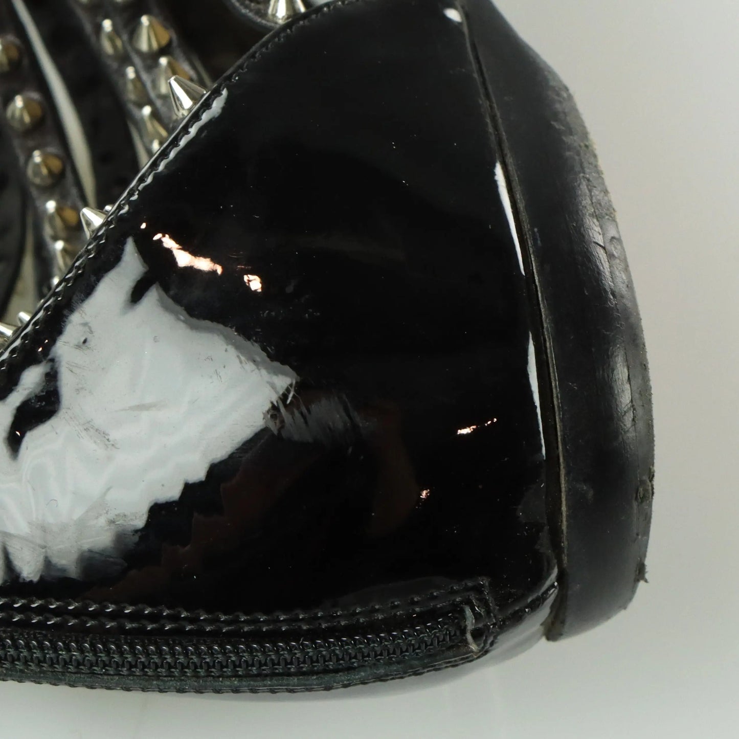 CHRISTIAN LOUBOUTIN Italian Made 'Millaclou' Spike Studded Strappy Flat Sandals (36.5) Vintage Sole Melbourne