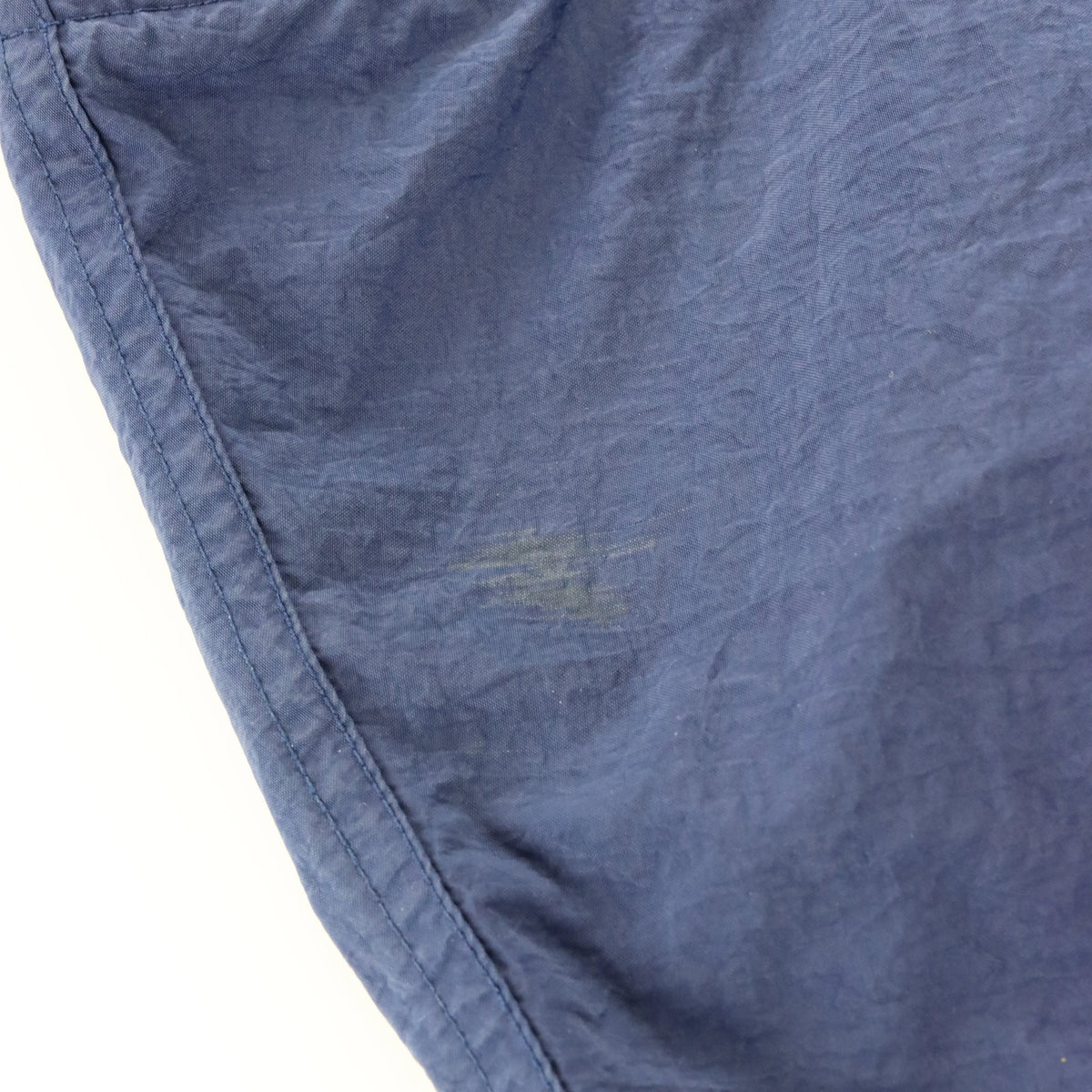 Vintage NIKE Navy & White Embroidered Swoosh Logo Front Pocket V-Neck Windbreaker Pop Over (XXL) Vintage Sole Melbourne