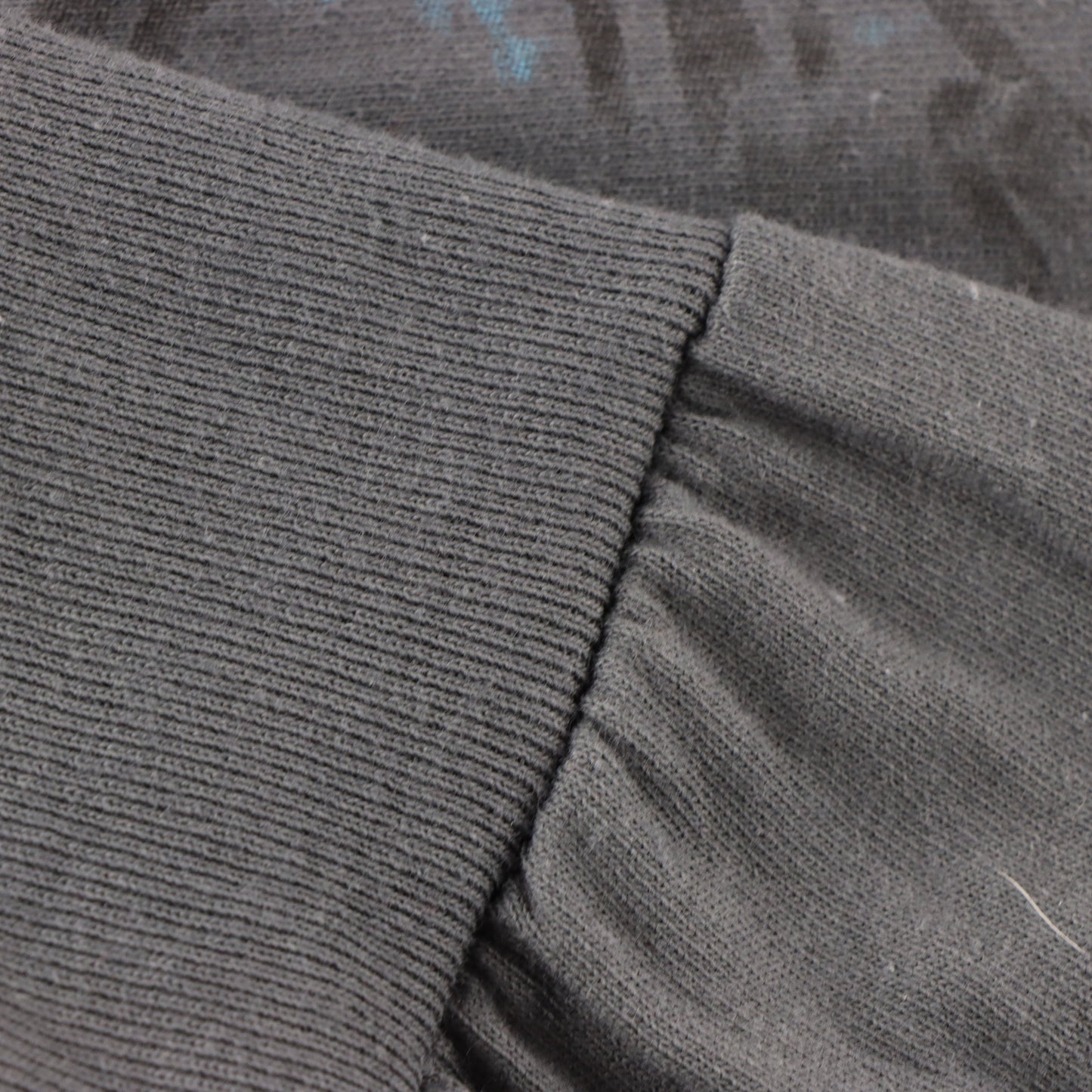 Vintage ELITE MMA Y2K Grunge Grey & Blue Long Sleeve T-Shirt (M) Vintage Sole Melbourne