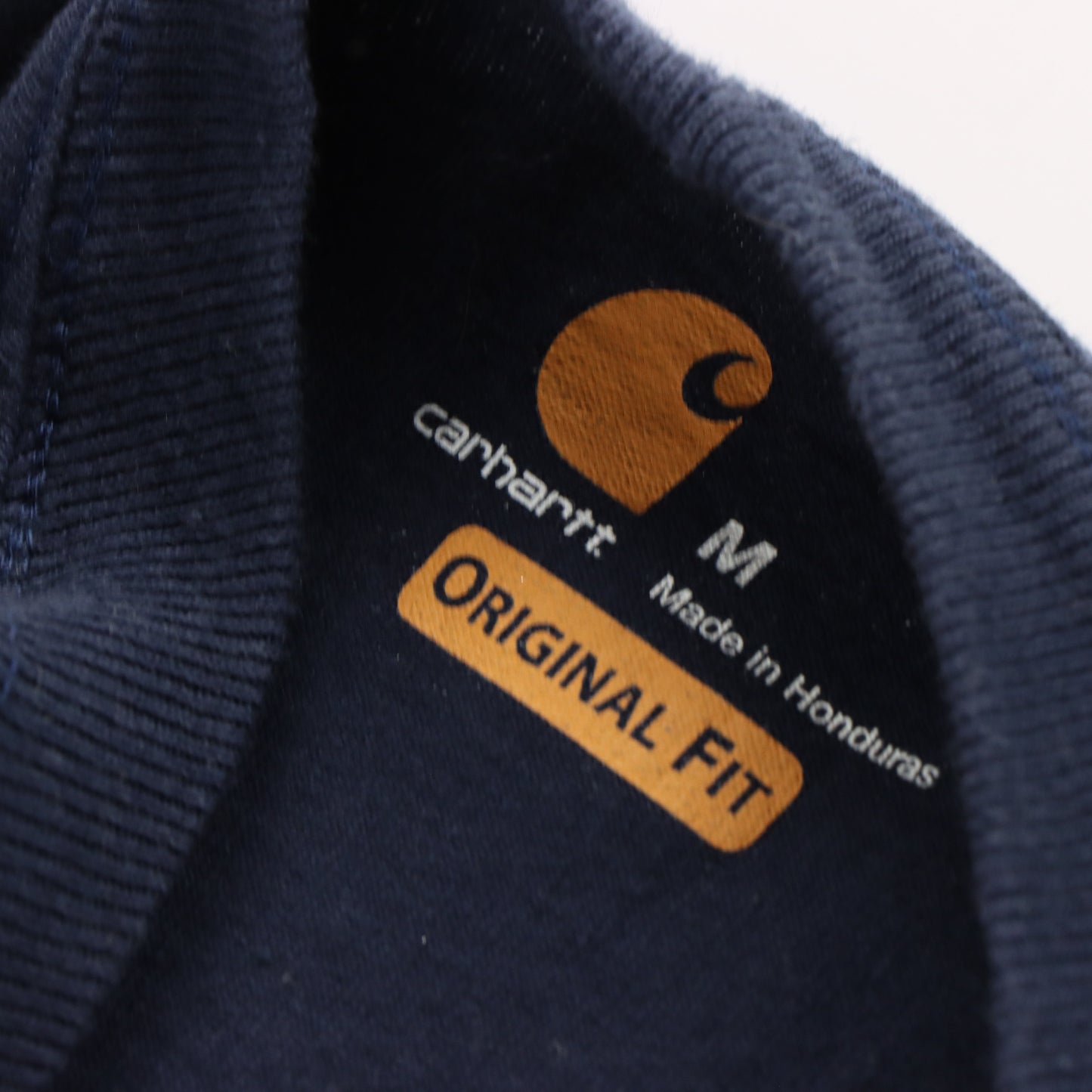 Vintage CARHARTT 'Original Fit' Navy Workwear Pocket T-Shirt (M) Vintage Sole Melbourne