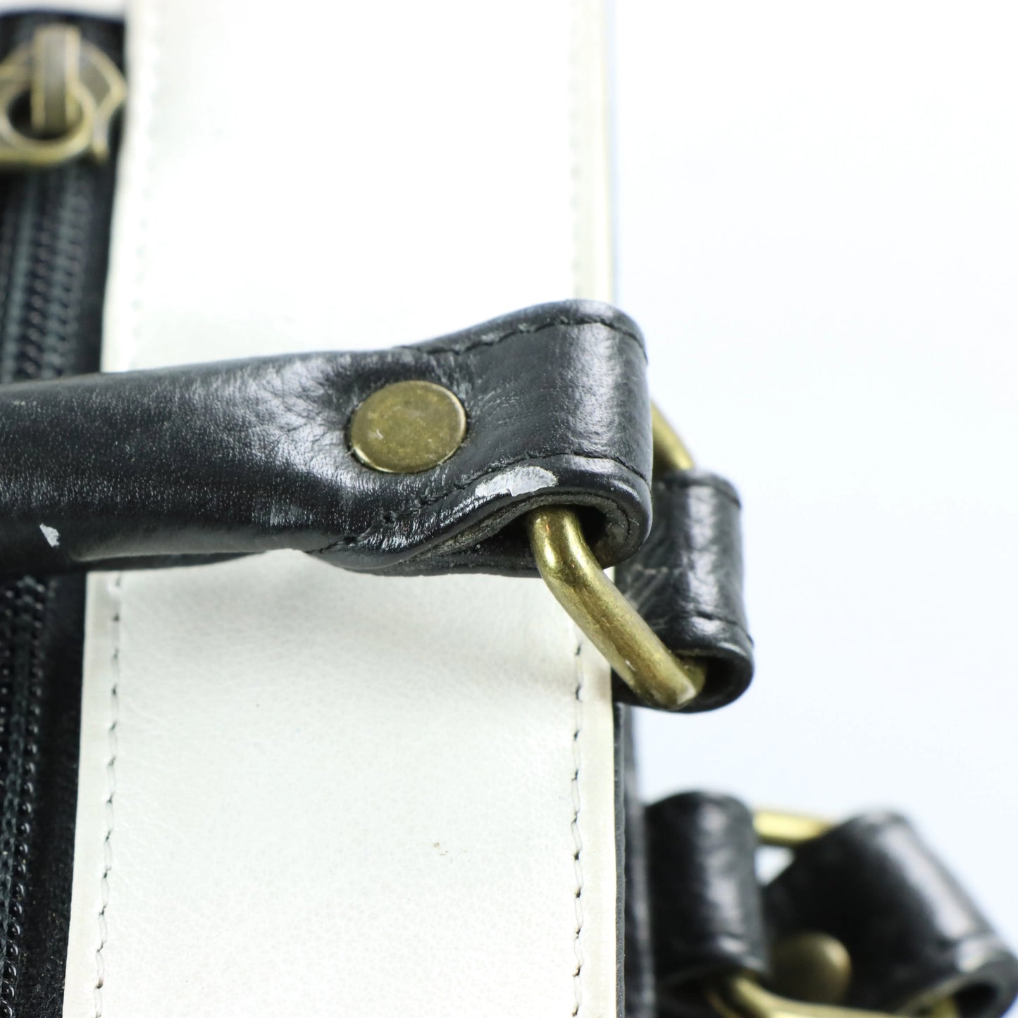 ANUSCHKA Zebra Crossing Leather Multi-Compartment RFID Blocker Pocket Crossbody Tote Bag Vintage Sole Melbourne