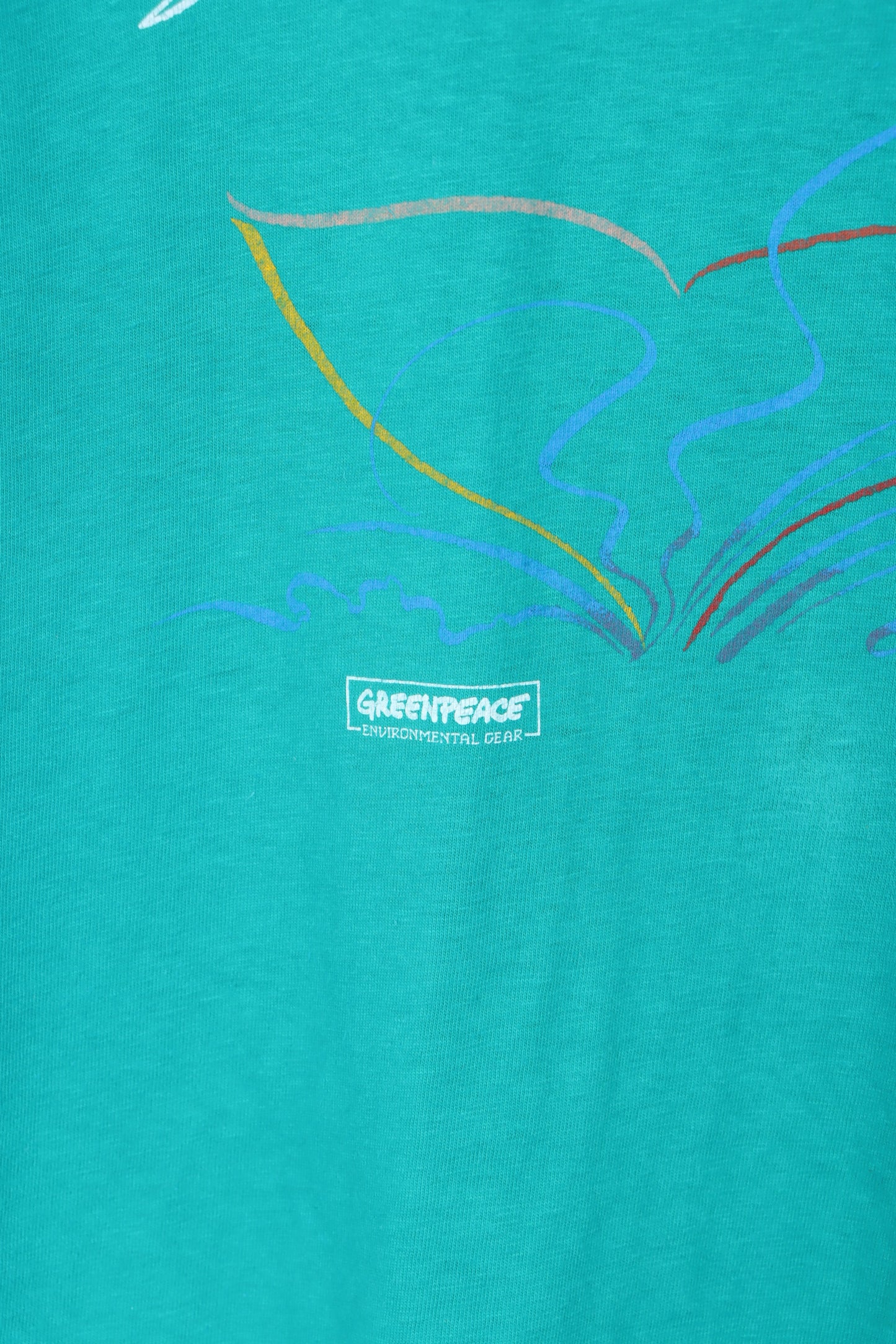 1986 Greenpeace 'Water for Life' VINTAGE Single Stitch T-Shirt (S)