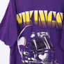 Vintage Minnesota Vikings Riddell 1994 Big Helmet USA Made Tee (XXL)
