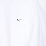 NIKE Embroidered Embroidered Swoosh White T-Shirt (XXXL)