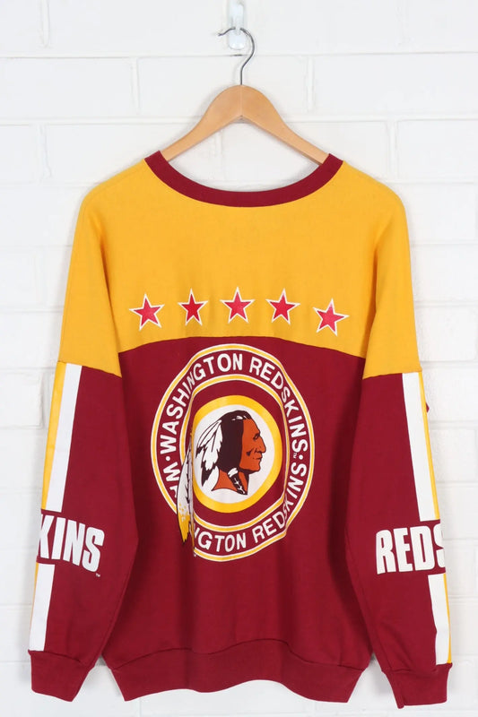 Washington Redskins NFL 80s Football 50/50 Sweatshirt (XL) Vintage Sole Melbourne
