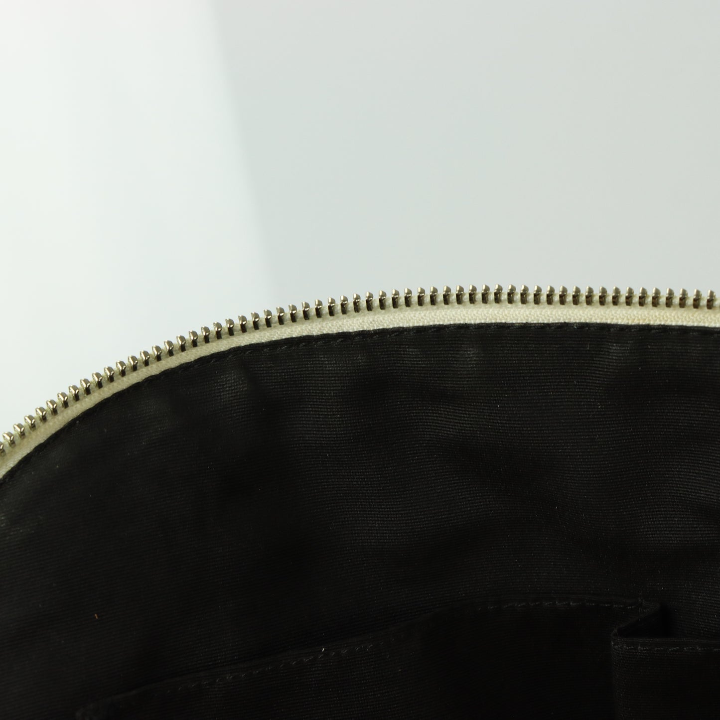 COACH 'Peyton Cora' Domed Black & White Ombre Leather Handbag