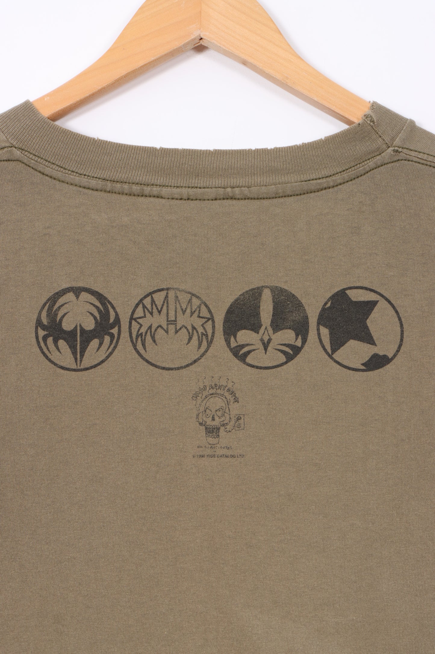 KISS Army 1995 Big Logo Front Back Single Stitch T-Shirt (XL)