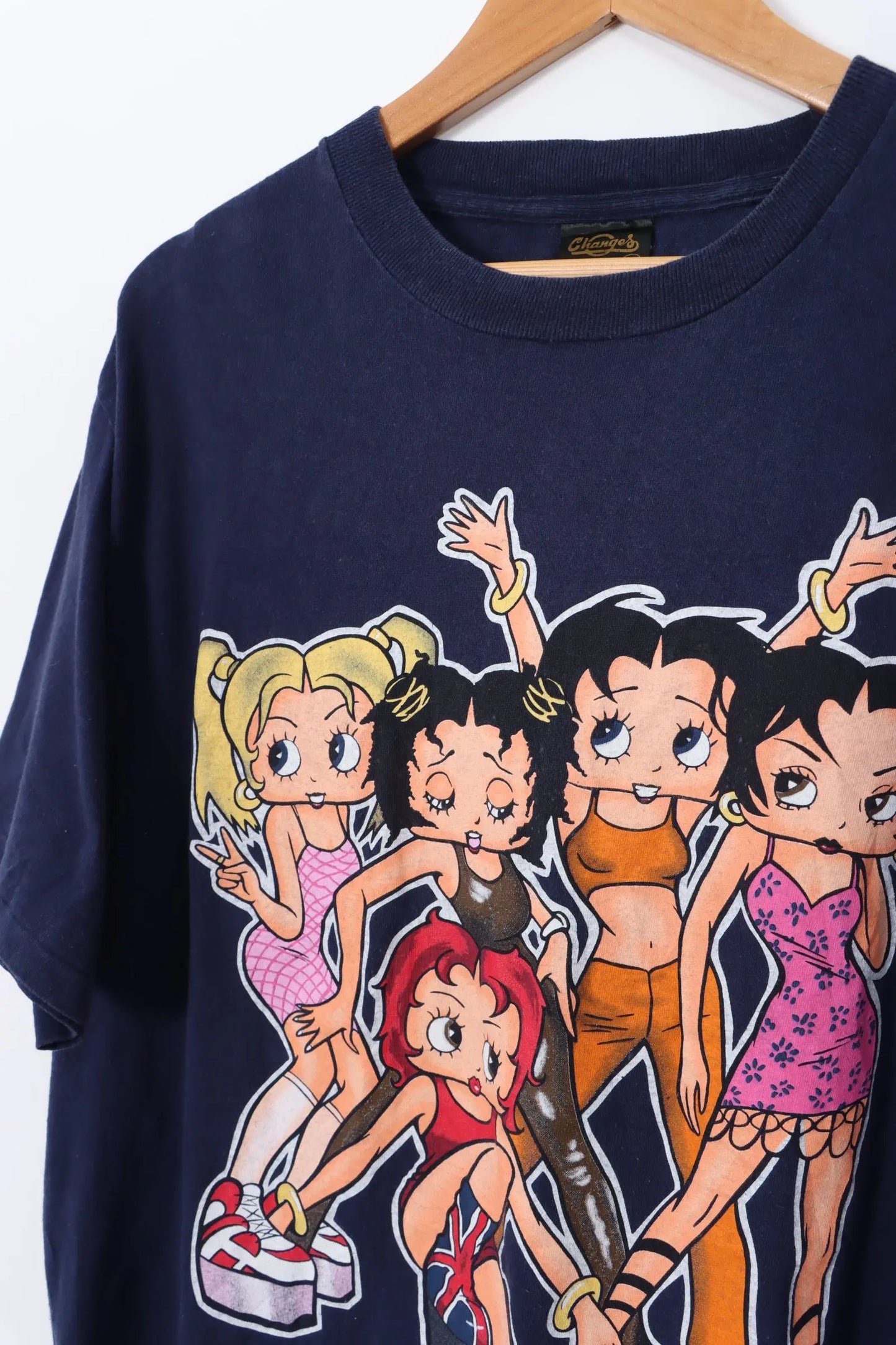 1998 CHANGES Spice Girls Betty Boop Rare Vintage T-Shirt (XL) Vintage Sole Melbourne