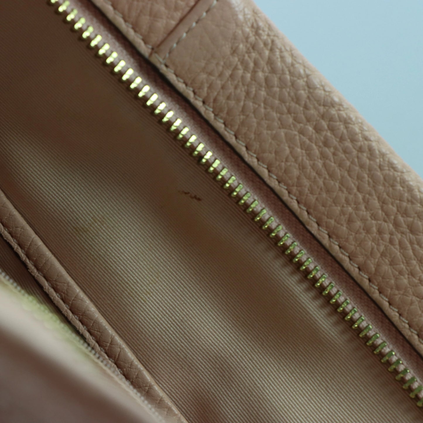 COACH 'Isabelle East/West' Pink Pebble Leather Handbag Vintage Sole Melbourne