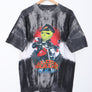 Tie Dye 'Alien Made' Graphic Print T-Shirt (L)