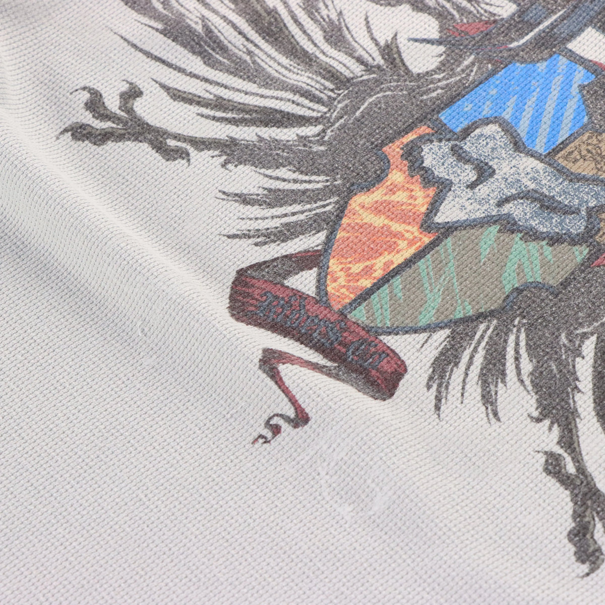 Vintage FOX Racing Y2K Waffle Thermal Long Sleeve T-Shirt (M-L) *Aubs Vintage Sole Melbourne