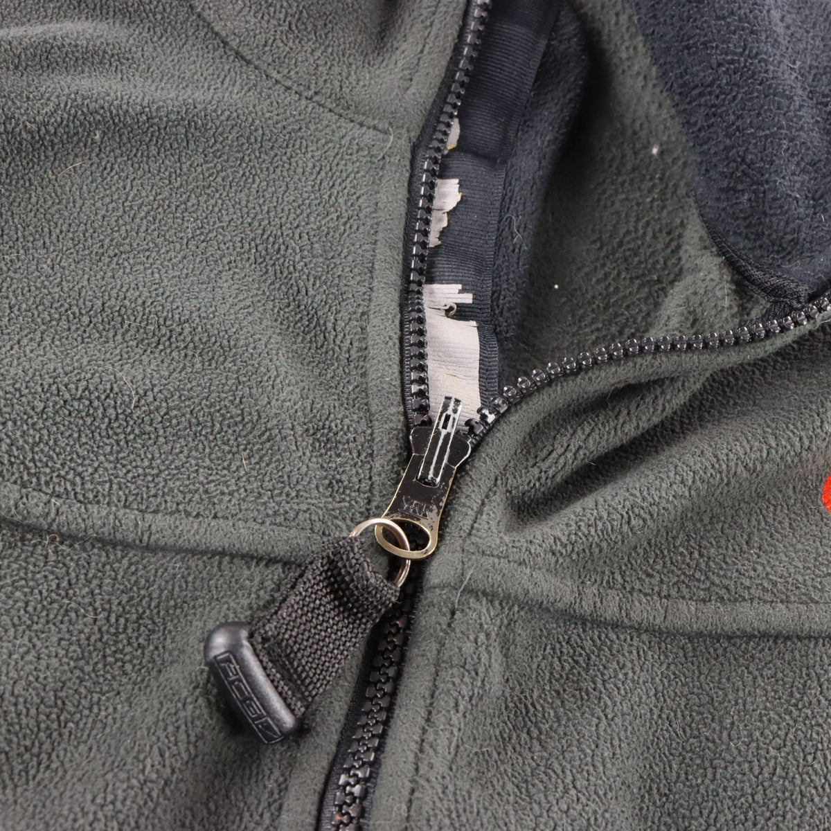 Vintage NIKE ACG Dark Grey & Orange Embroidered Swoosh Logo Full Zip Fleece Jacket (M) ***COCO Vintage Sole Melbourne