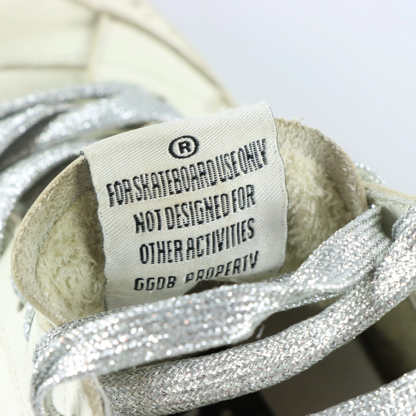 GOLDEN GOOSE Mid Star Glitter Laced Distressed Mid Top Sneakers Italian Made (39) Vintage Sole Melbourne