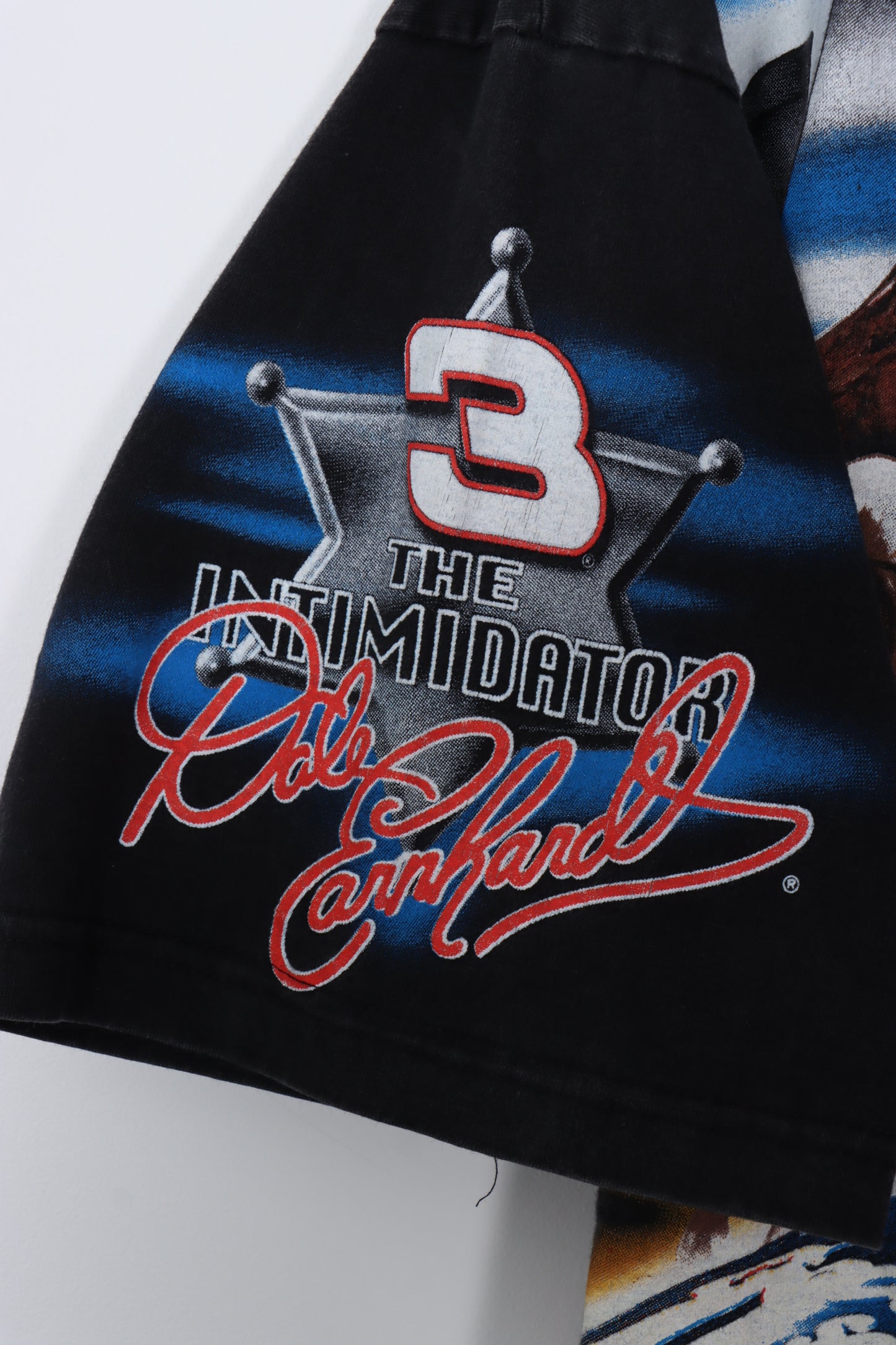 1997 Vintage NASCAR Dale Earnhardt Horses All Over Racing Tee (XL-XXL)